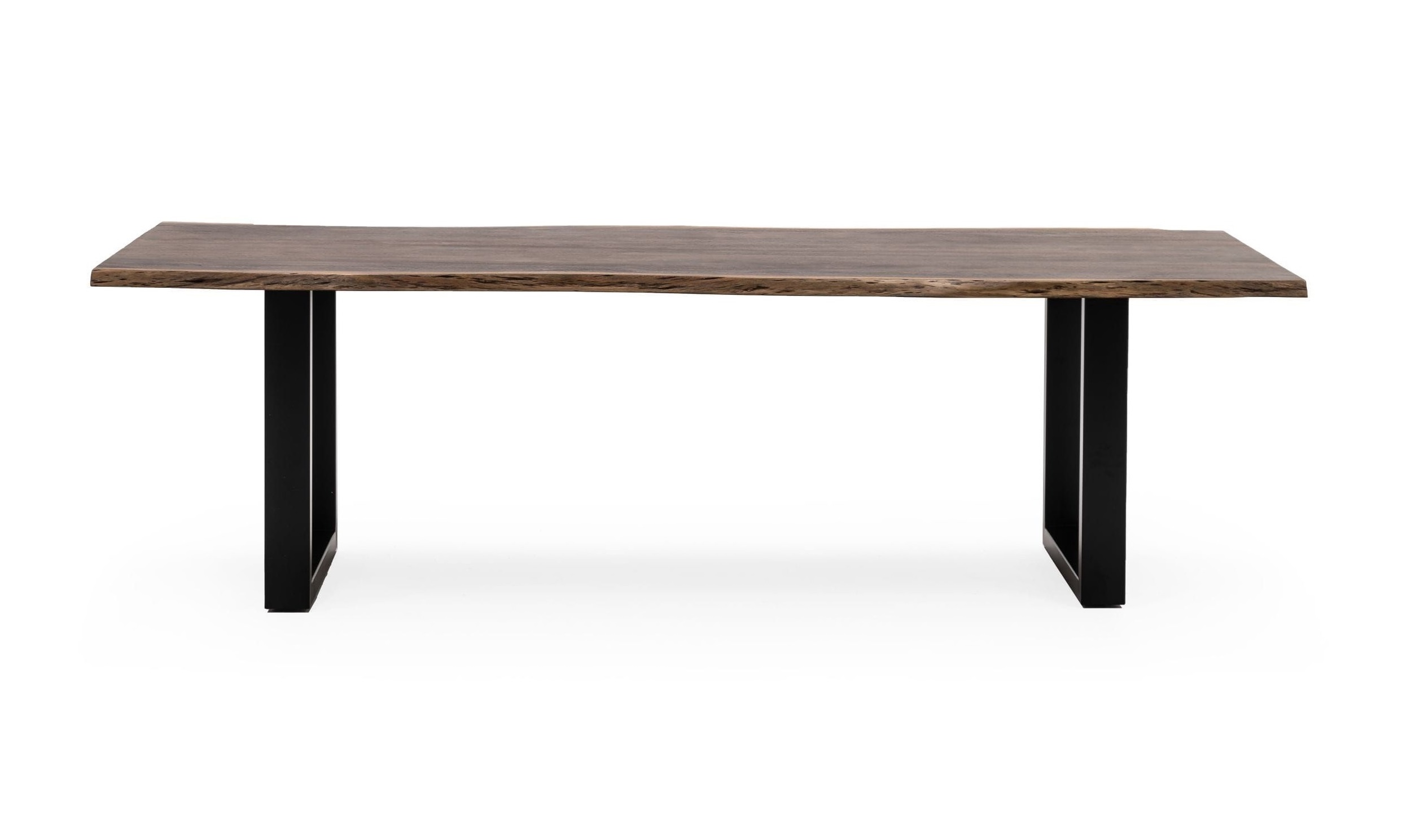 LA Furniture Taylor X-Large 102" Modern Live Edge Wood Dining Table VGEDPRO226005-BRN-DT Contemporary Style by Vig Furnitrue Number 78035|78035A Catch Home Goods