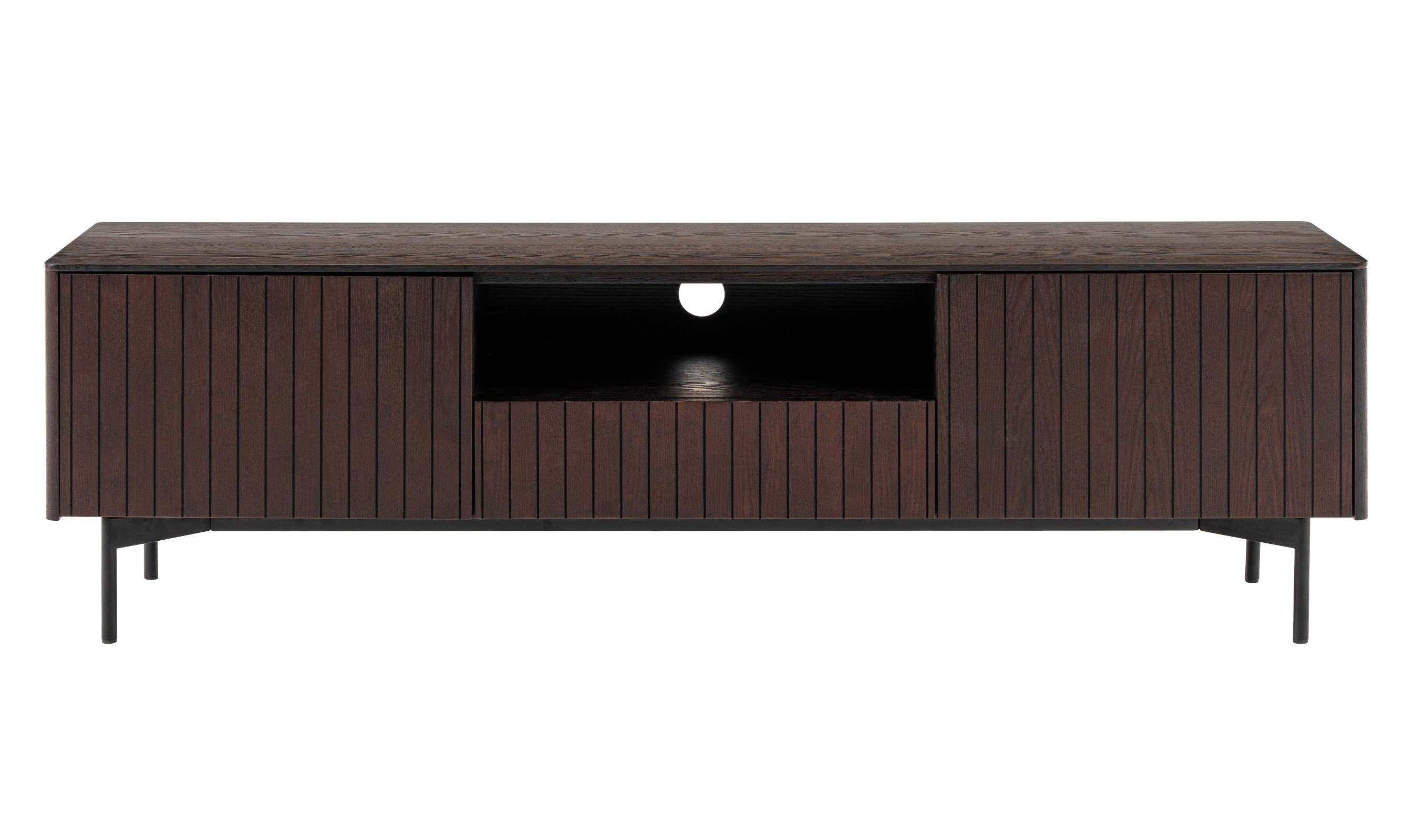 LA Furniture Calhoun Modern Smoked Ash TV Stand VGDWJ9737-BRN-TV Contemporary Style by Vig Furnitrue Number 78380 Catch Home Goods