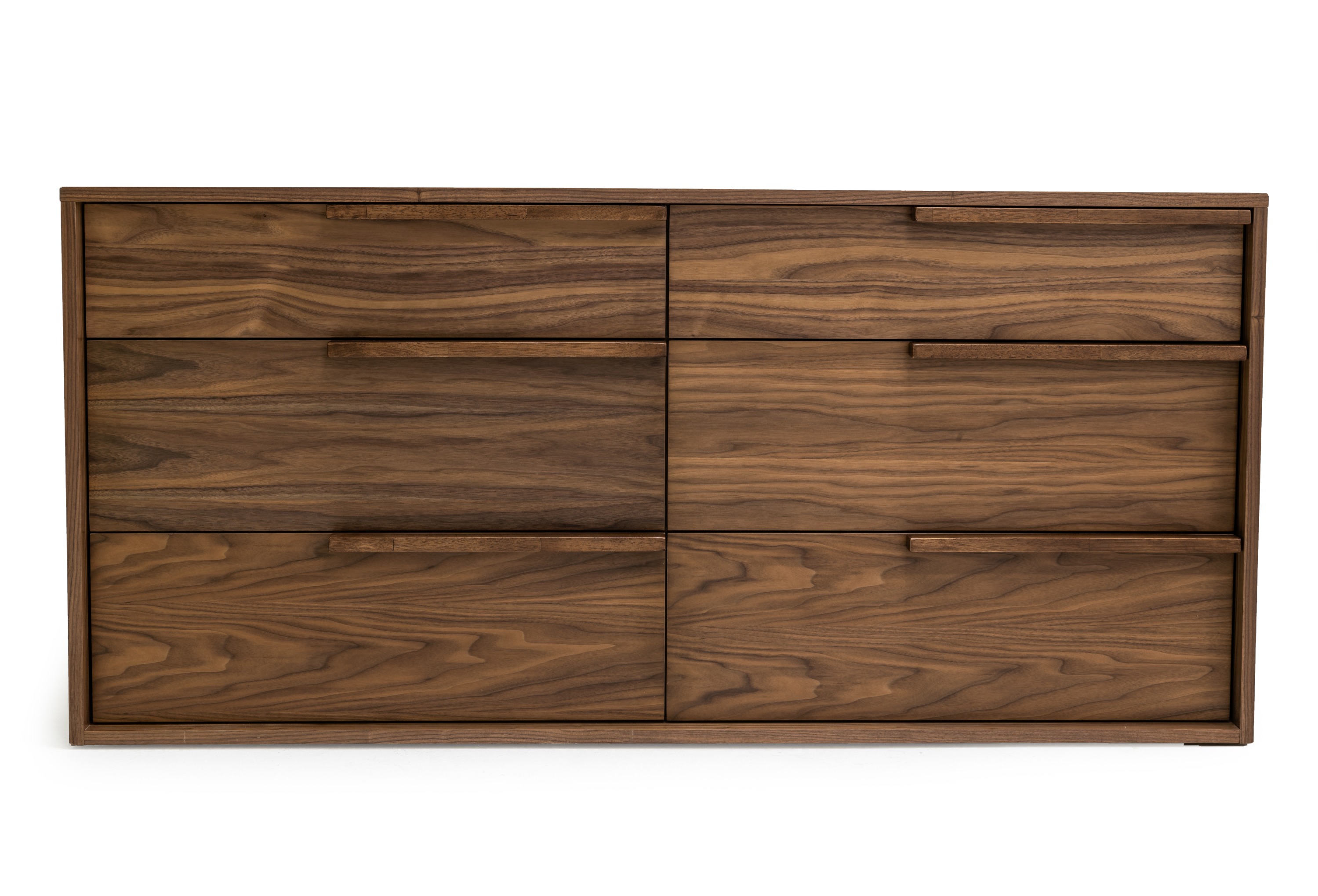 LA Furniture Amberlie Modern Walnut Dresser VGMABR-96-WAL-DRS Contemporary Style by Vig Furnitrue Number 78843 Catch Home Goods