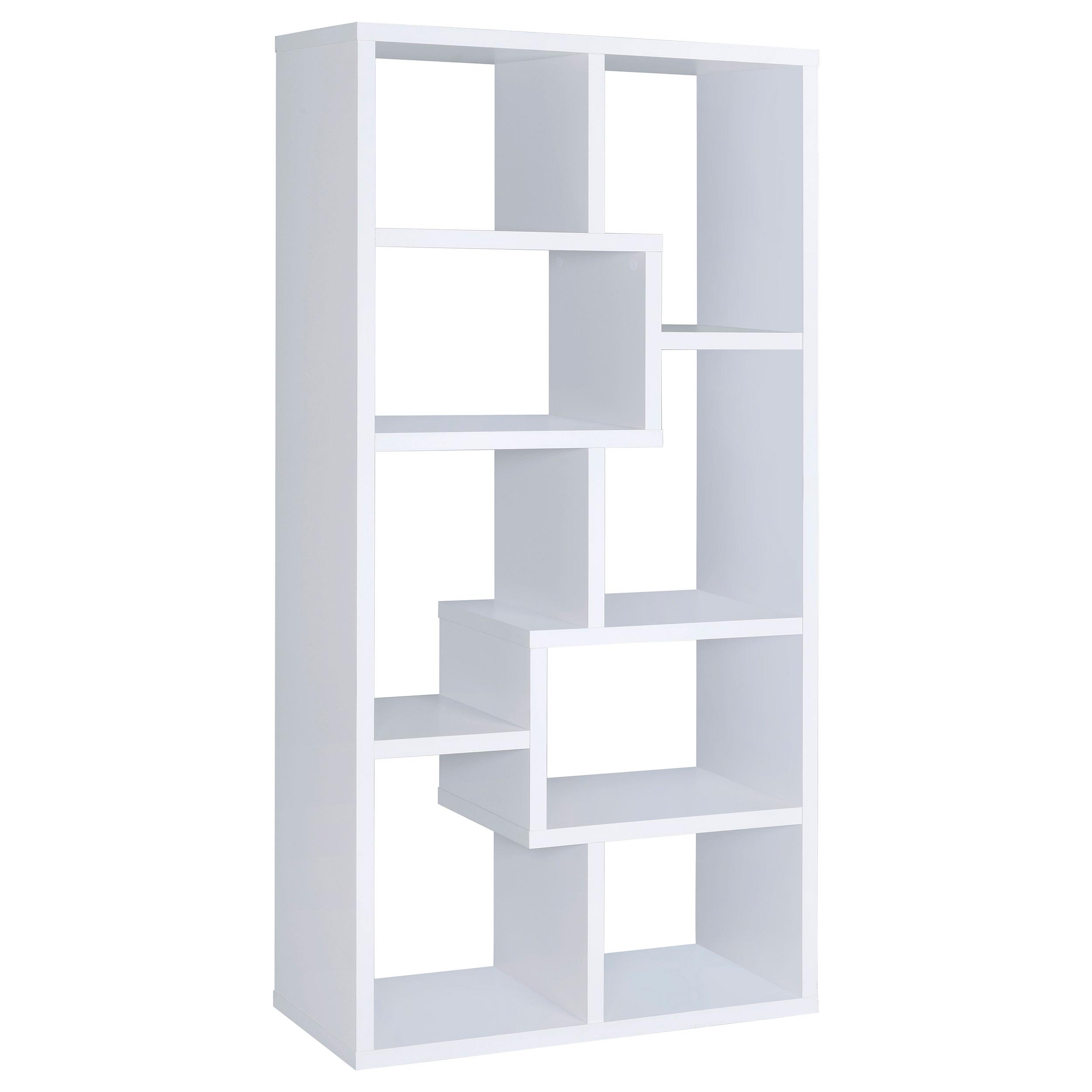 Coaster Theo Transitional White Bookshelf Model 800136
