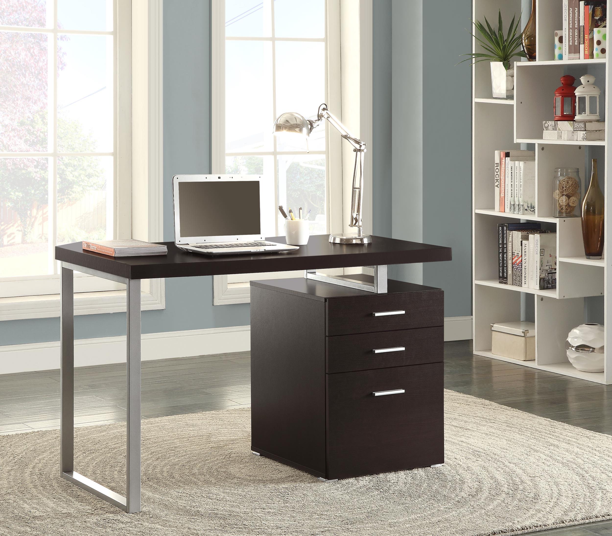 Coaster Brennan Contemporary Cappuccino Computer Desk Model 800519