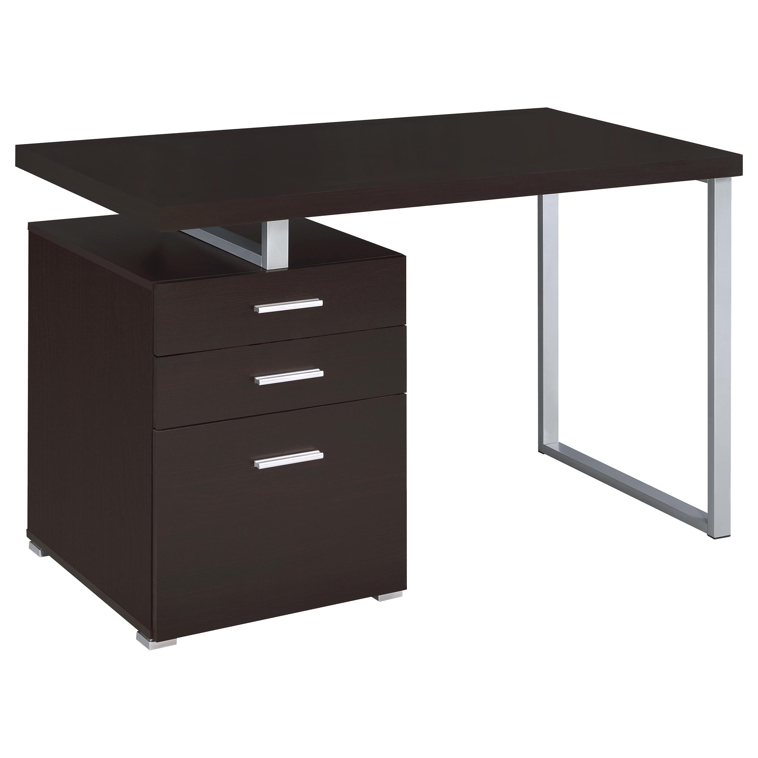 Coaster Brennan Contemporary Cappuccino Computer Desk Model 800519