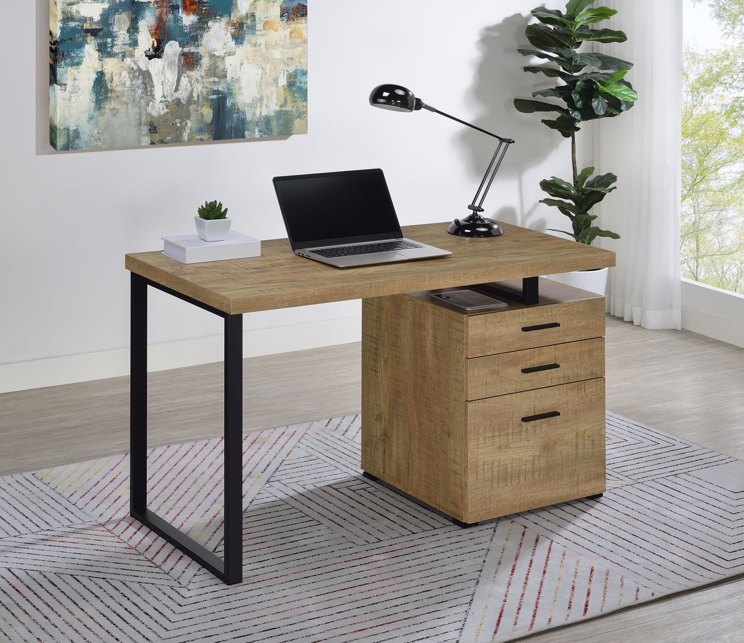 Coaster Brennan Rustic Mango Computer Desk Model 800787