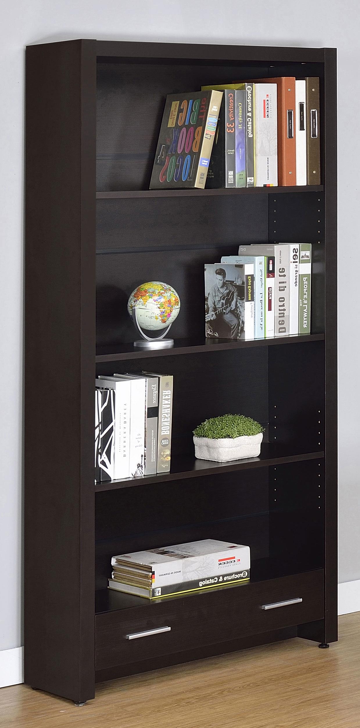 Coaster Skylar Transitional Cappuccino Bookcase Model 800905