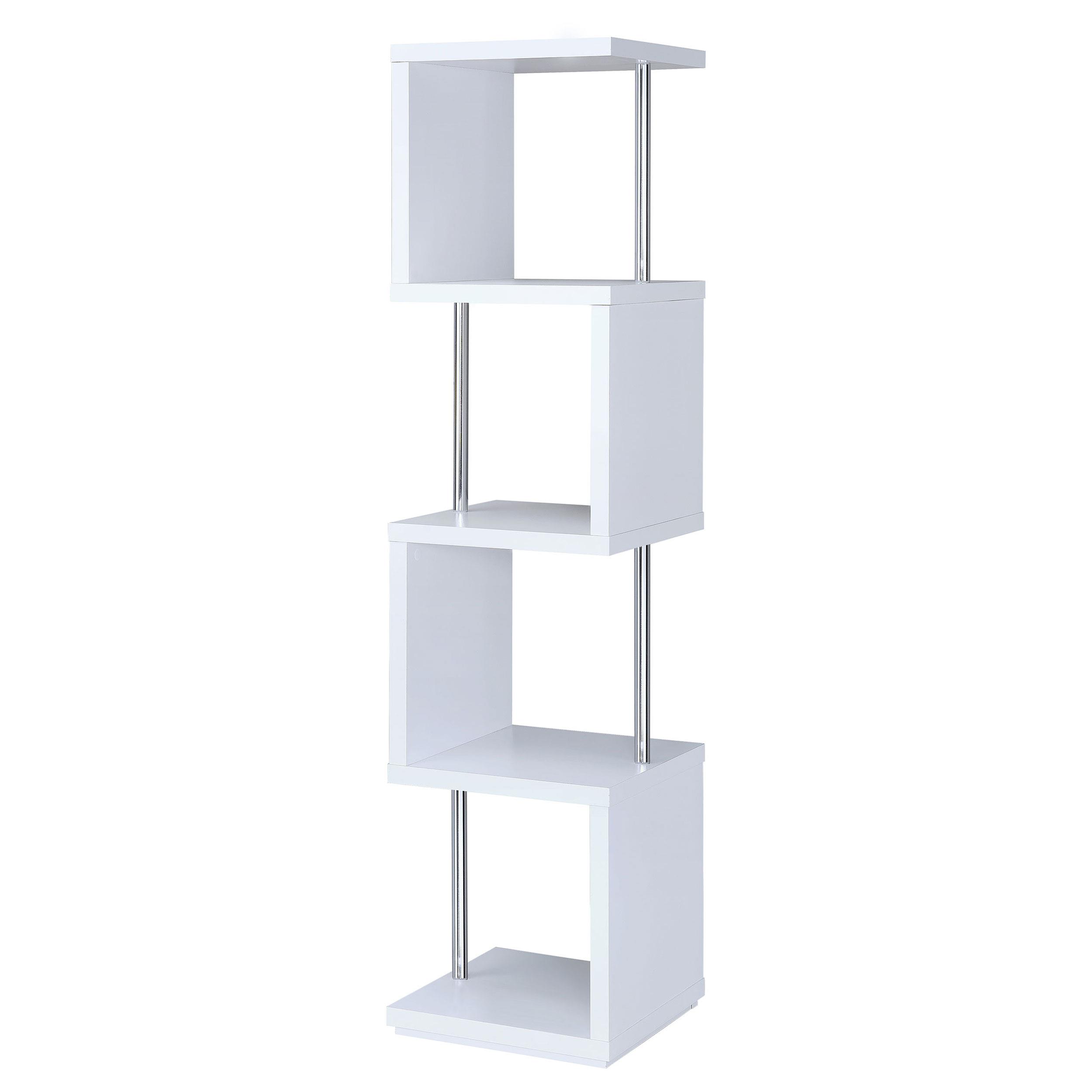 Coaster Baxter Contemporary White Bookshelf Model 801418