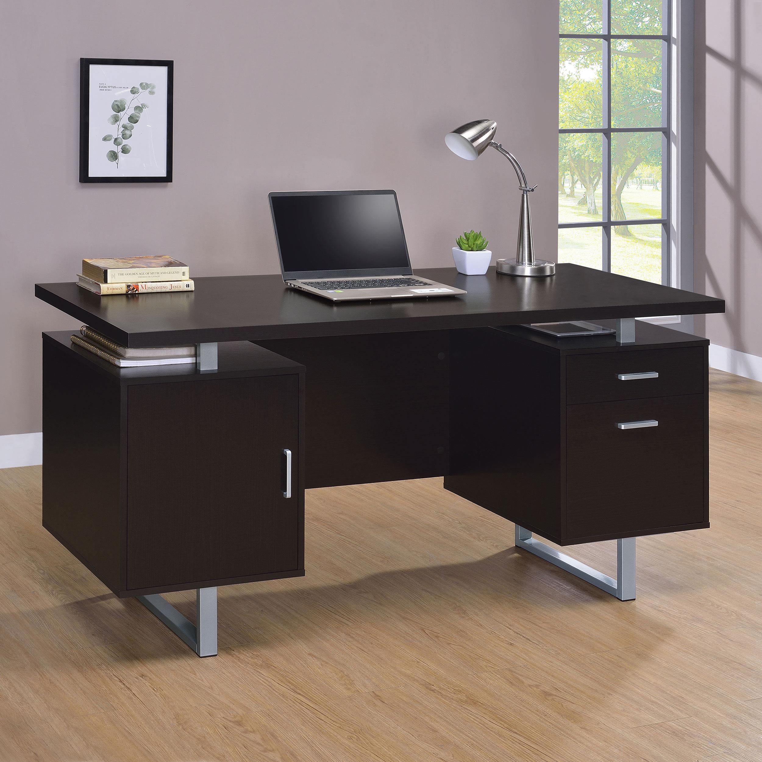 Coaster Lawtey Contemporary Cappuccino Computer Desk Model 801521