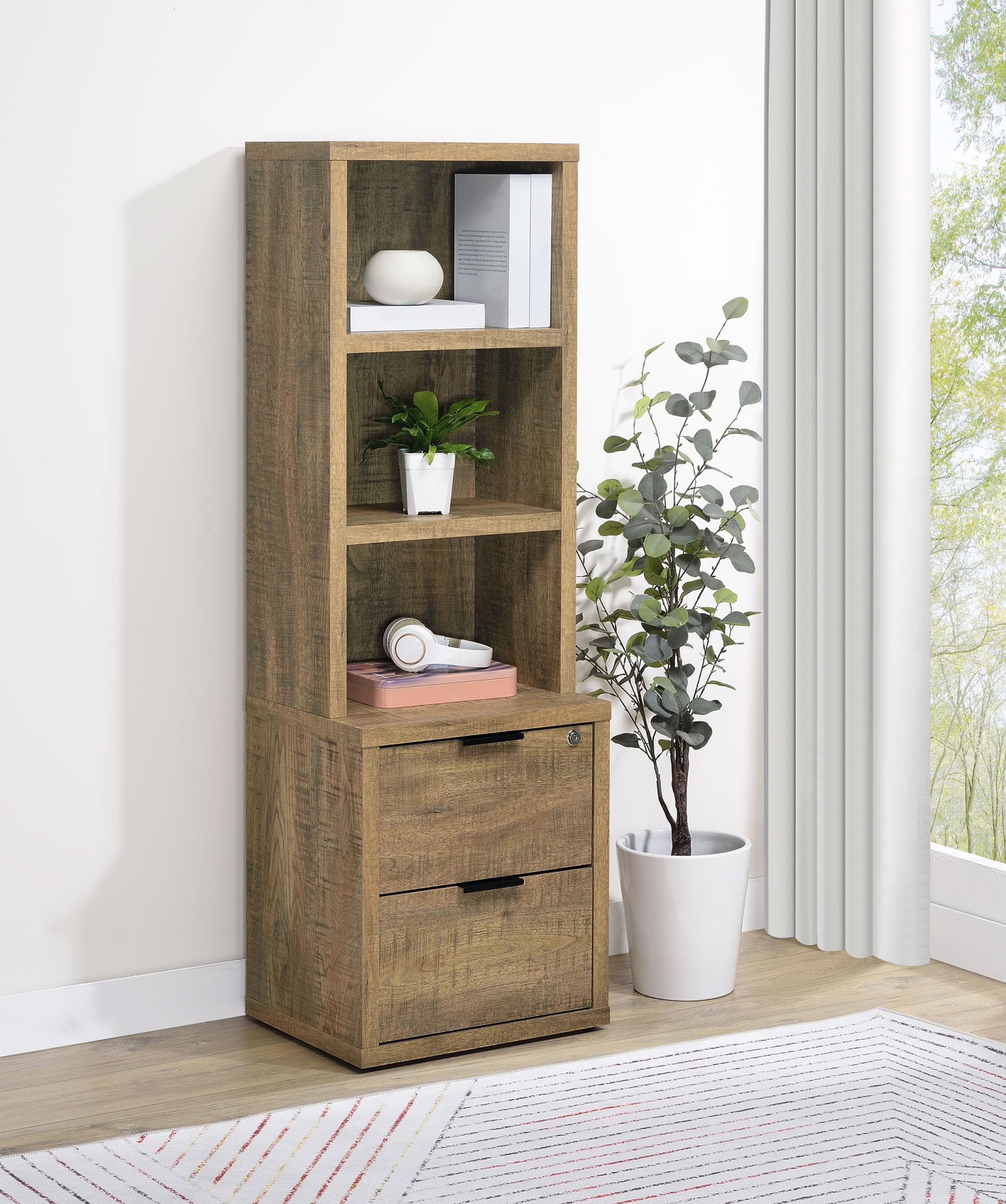 Coaster Westpark Contemporary Mango Bookcase Model 802693