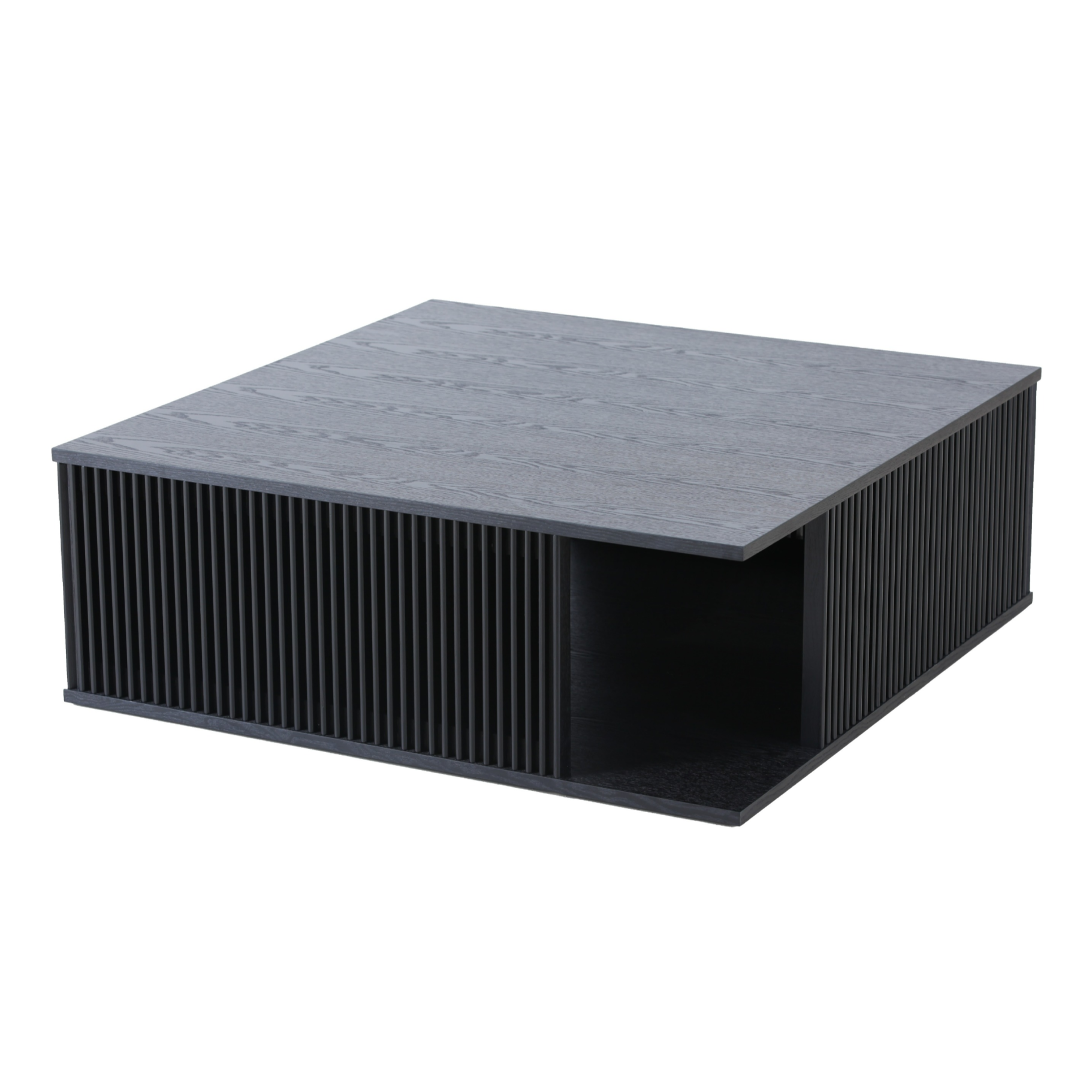LA Furniture Alpine Modern Mid Century Black Ash Square Coffee Table VGDW-J5895-BLK Contemporary Style by Vig Furnitrue Number 80424 Catch Home Goods
