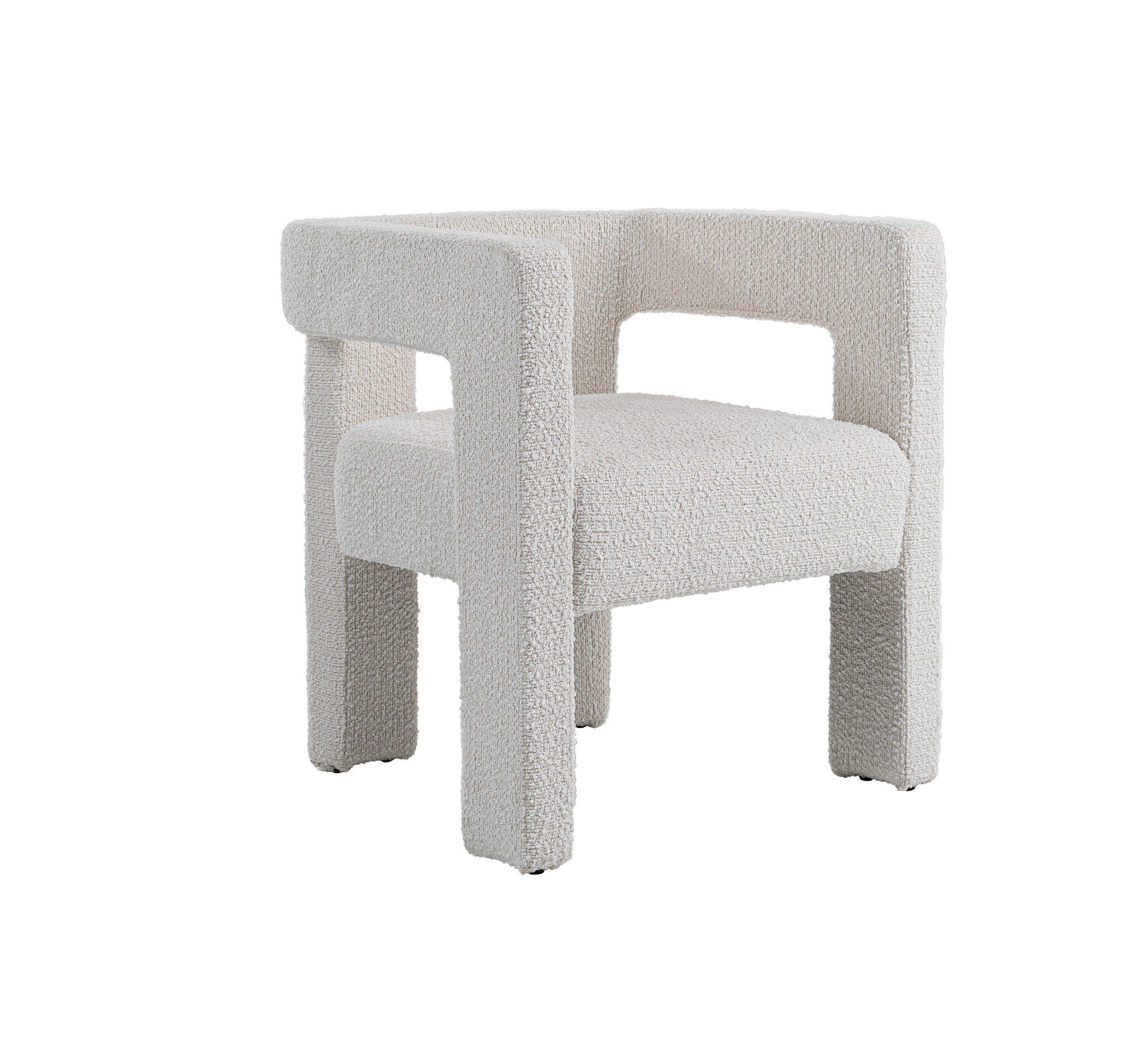 LA Furniture Drea Modern White Fabric Dining Chair VGEUMC-9653CH-A-WHT Contemporary Style by Vig Furnitrue Number 80599 Catch Home Goods