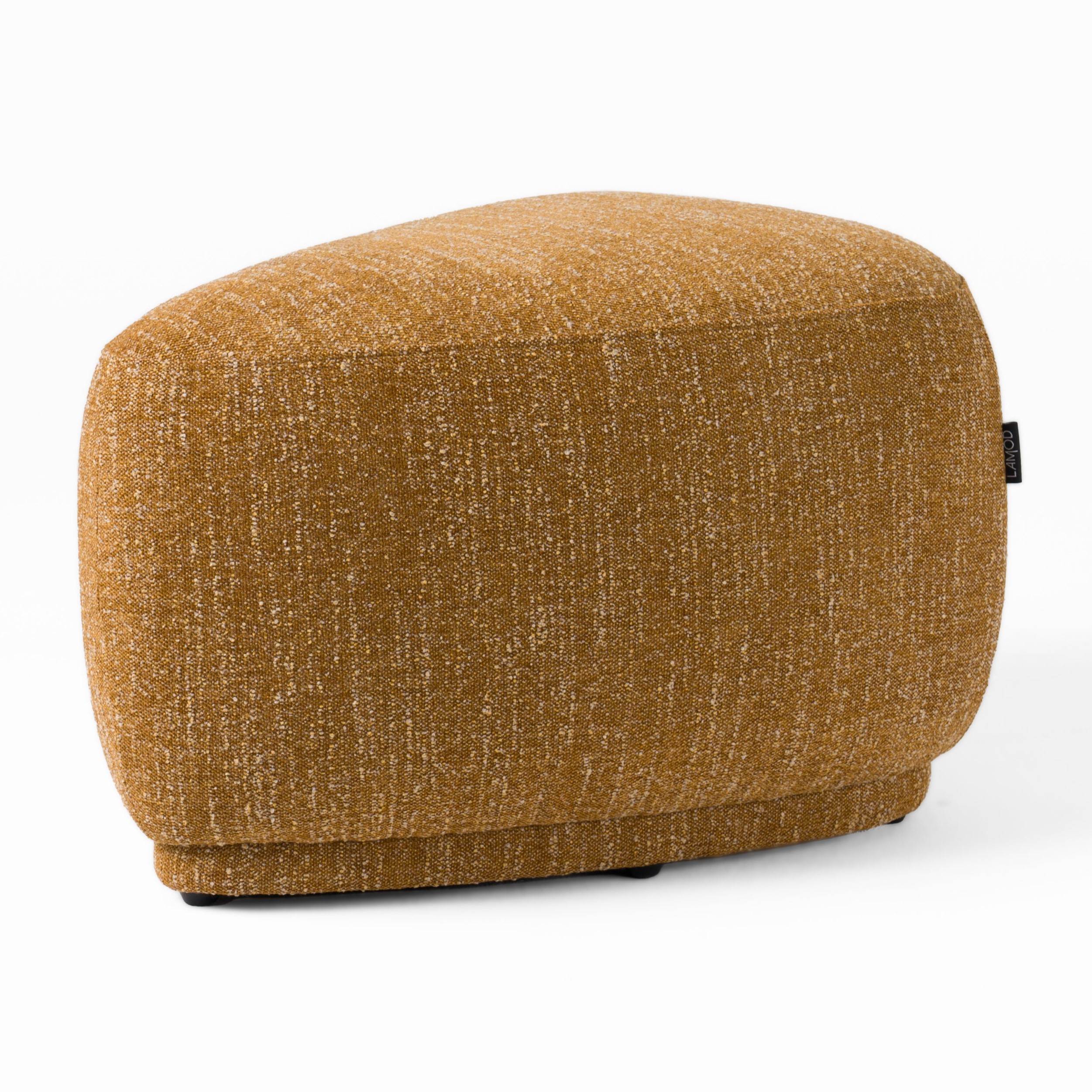 LA Furniture Kinsey Modern Mustard Small River Rock Ottoman VGKK-KF.D2015-SML-YEL Contemporary Style by Vig Furnitrue Number 81147 Catch Home Goods
