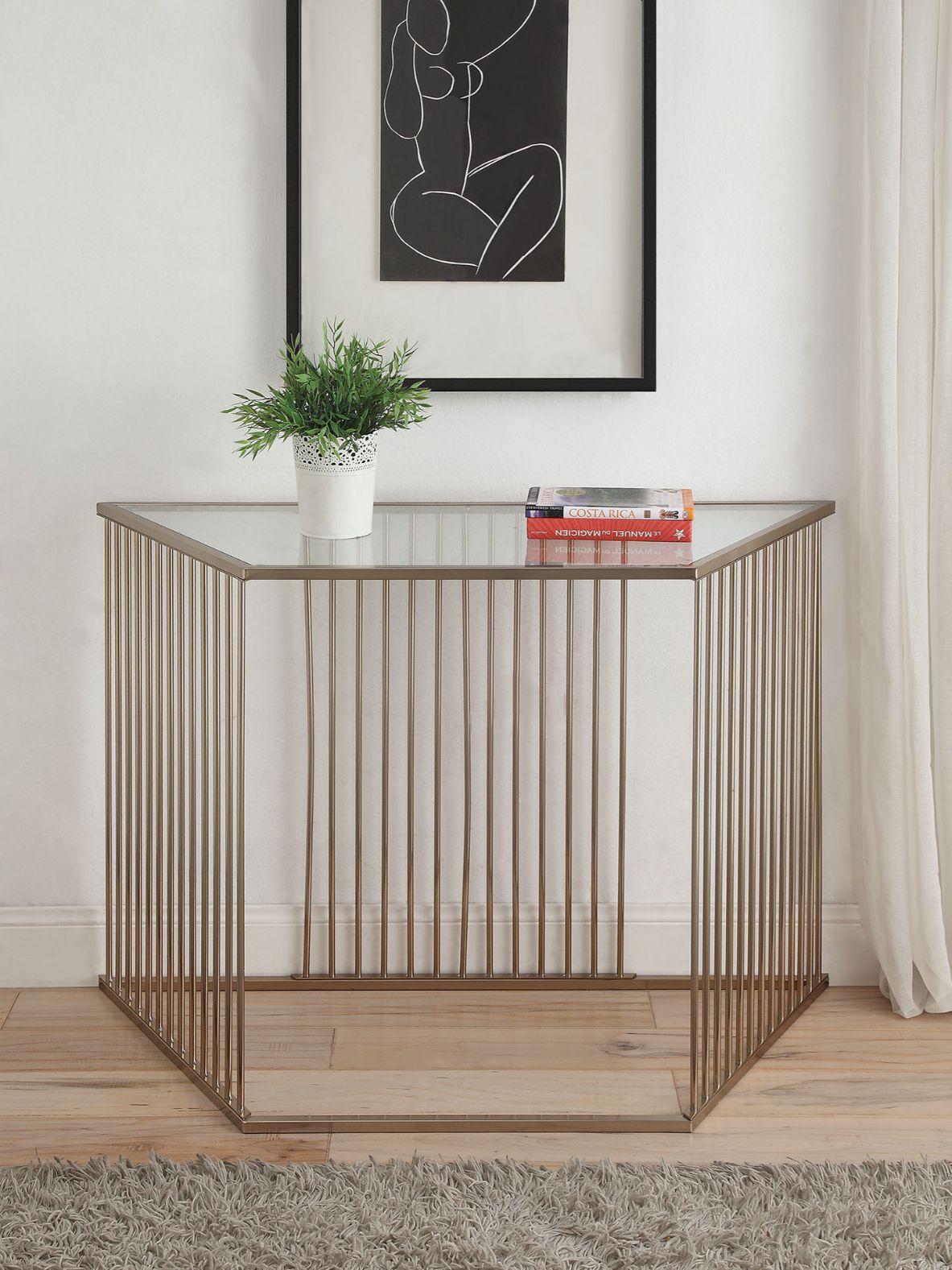 Acme Oaklie Sofa Table Model 81244