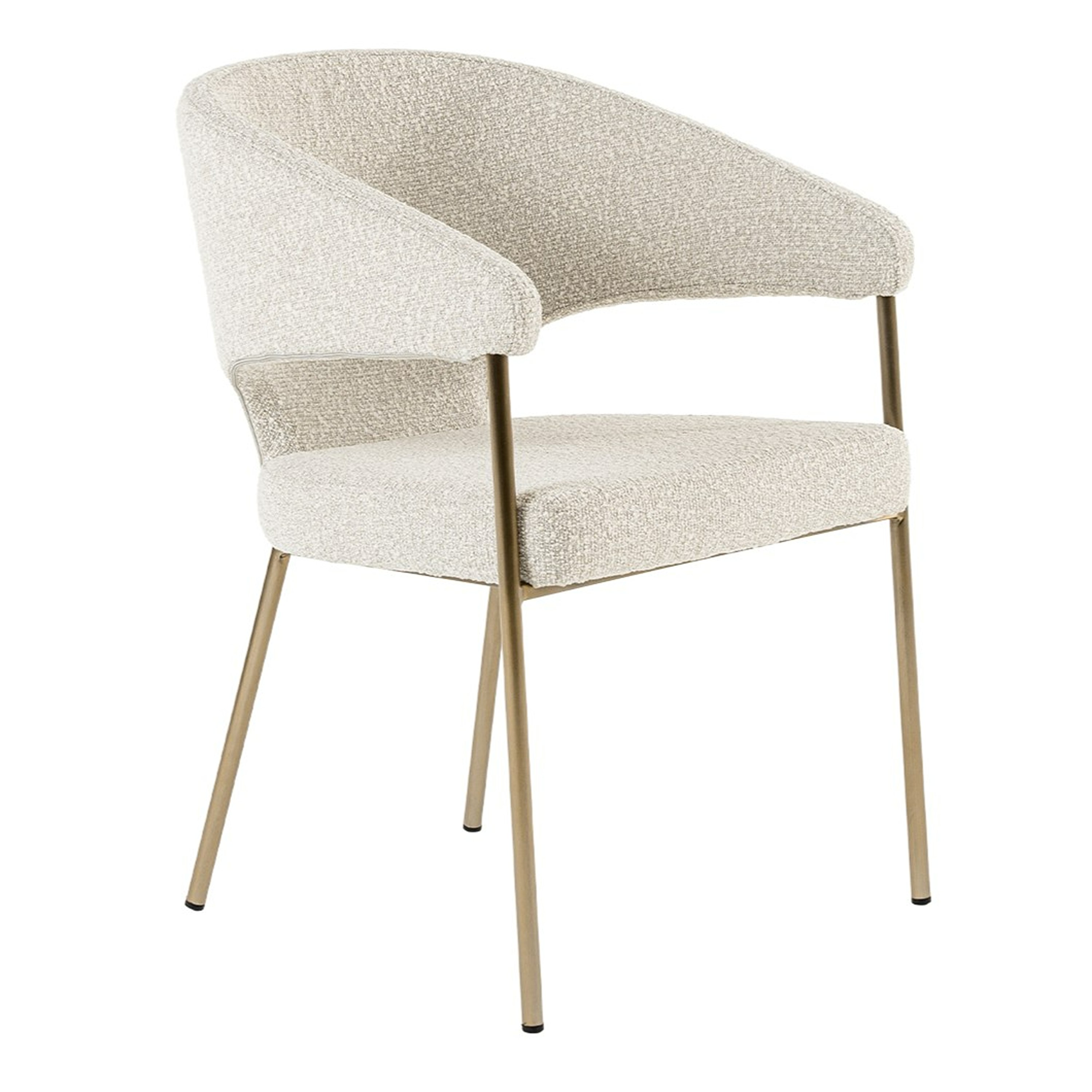LA Furniture Claudine Modern Light Grey Fabric & Antique Brass Dining Chair VGGAGA-6214CH-1-LTGRY-4 Contemporary Style by Vig Furnitrue Number 81463 Catch Home Goods