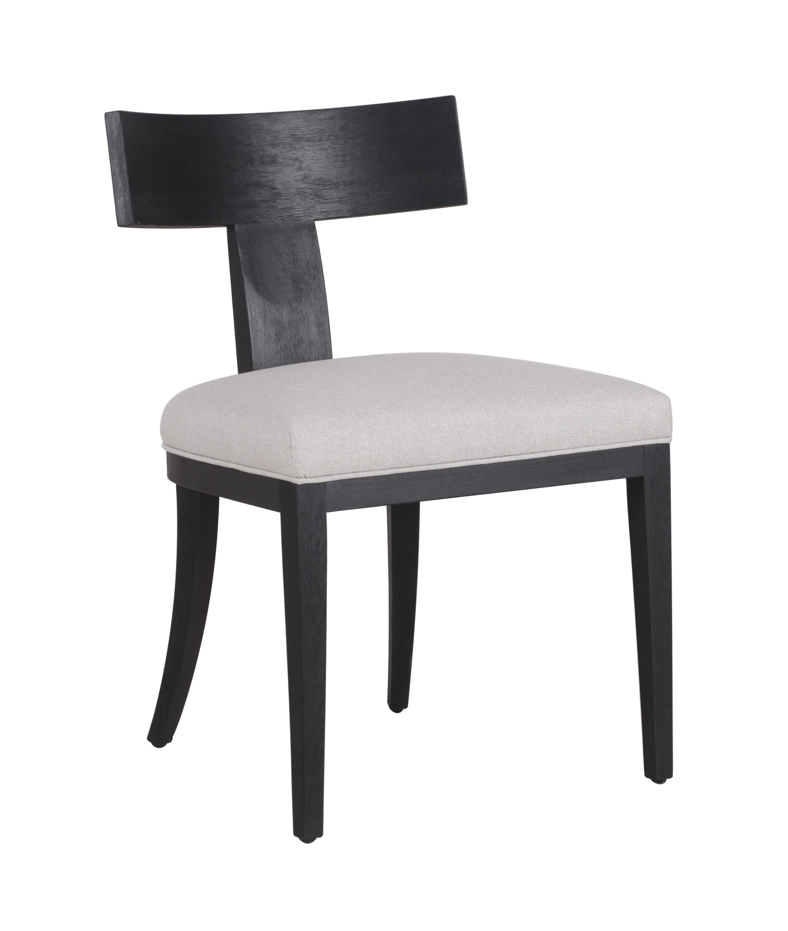 LA Furniture Fabien Mid-Century Modern Beige Linen + Black Walnut Dining Chair (Set of 2) VGRH-RHS-98535-BLK Contemporary Style by Vig Furnitrue Number 81518Z Catch Home Goods