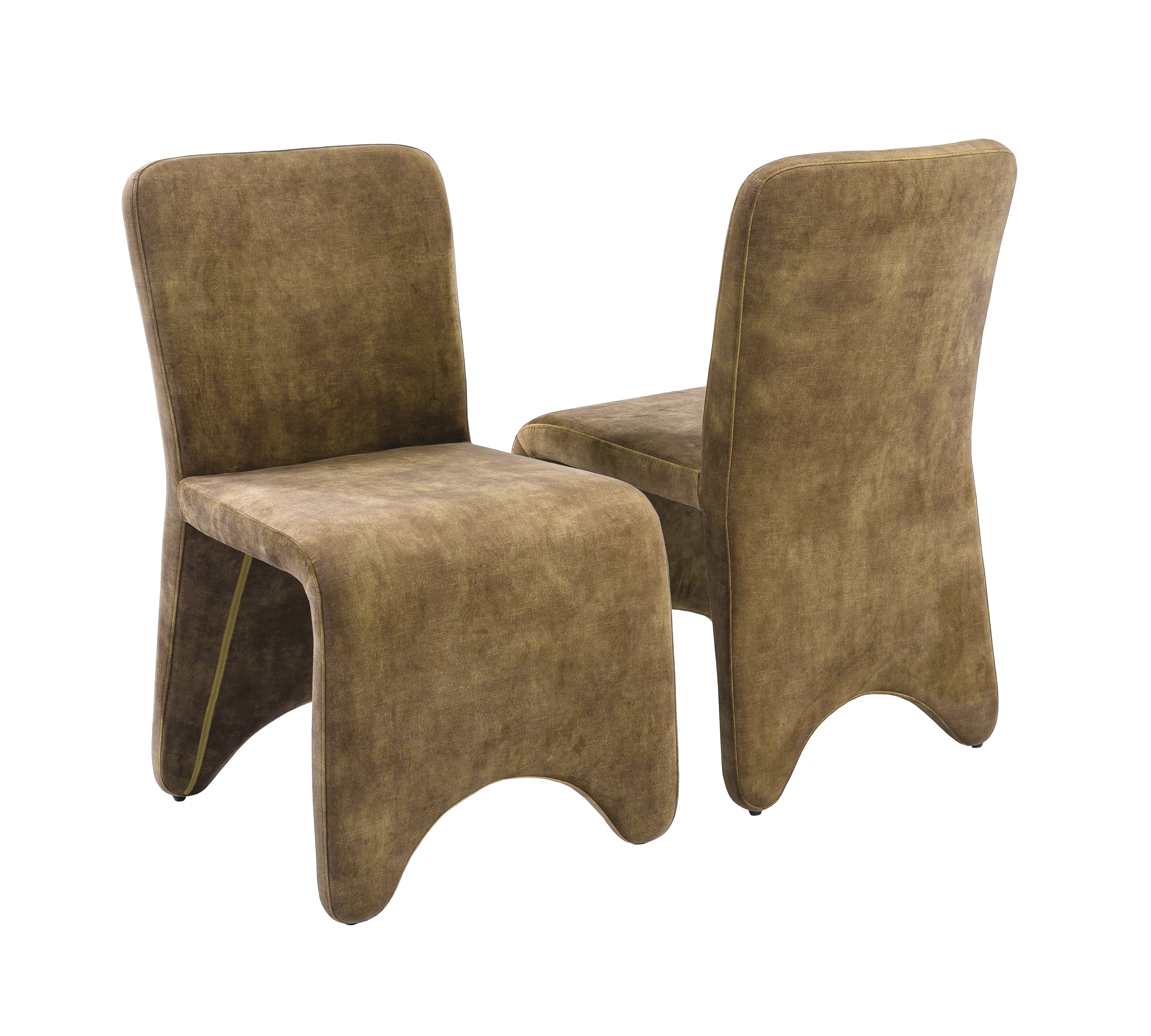 LA Furniture Ditka Modern Camel Velvet Dining Chair (Set of 2) VGEUMC-7510CH-DECENT-004 Contemporary Style by Vig Furnitrue Number 81547Z Catch Home Goods