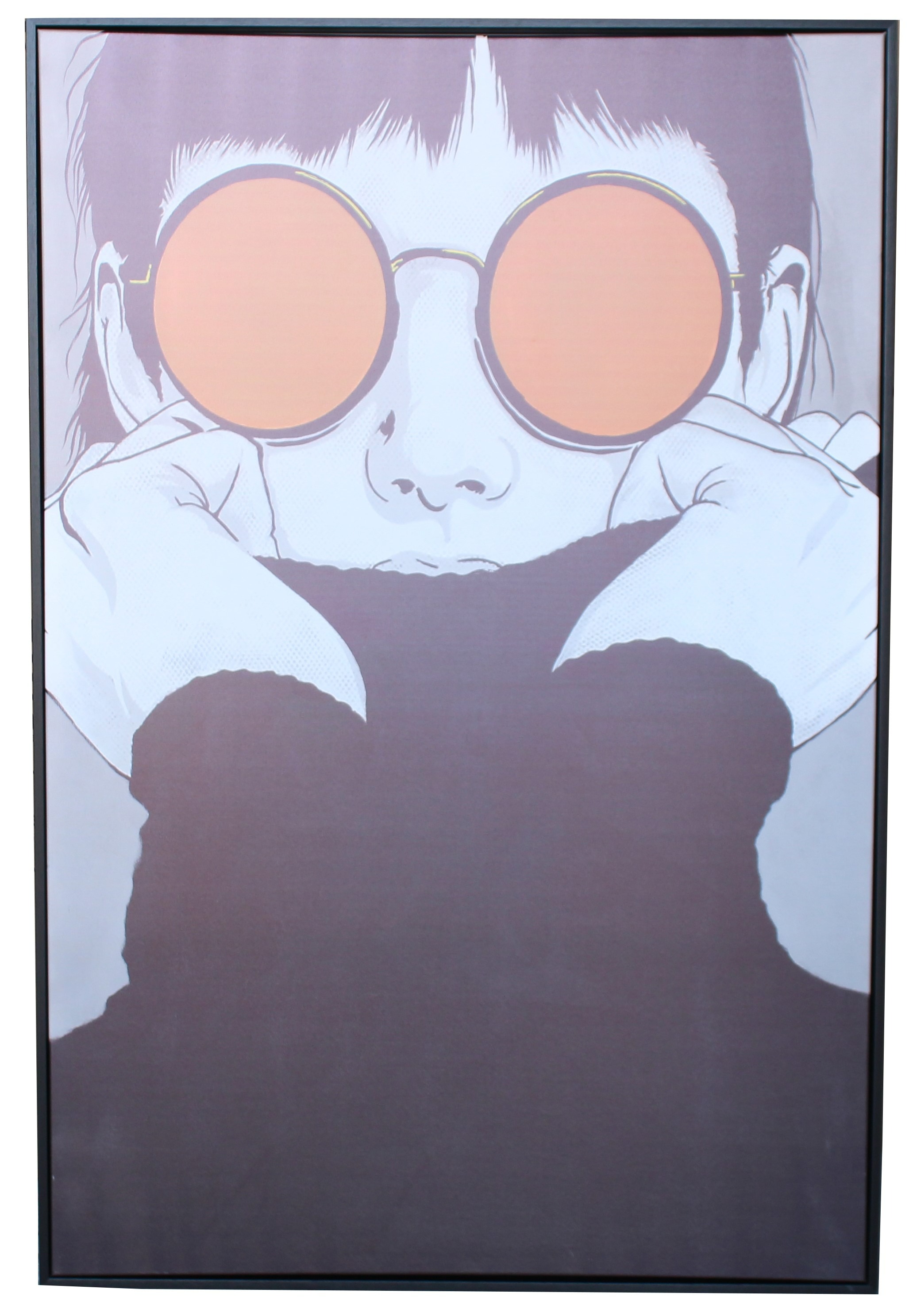 LA Furniture VIG23036 39 X 59 Black Framed Painting VGTHVIG23036 Contemporary Style by Vig Furnitrue Number 81665 Catch Home Goods