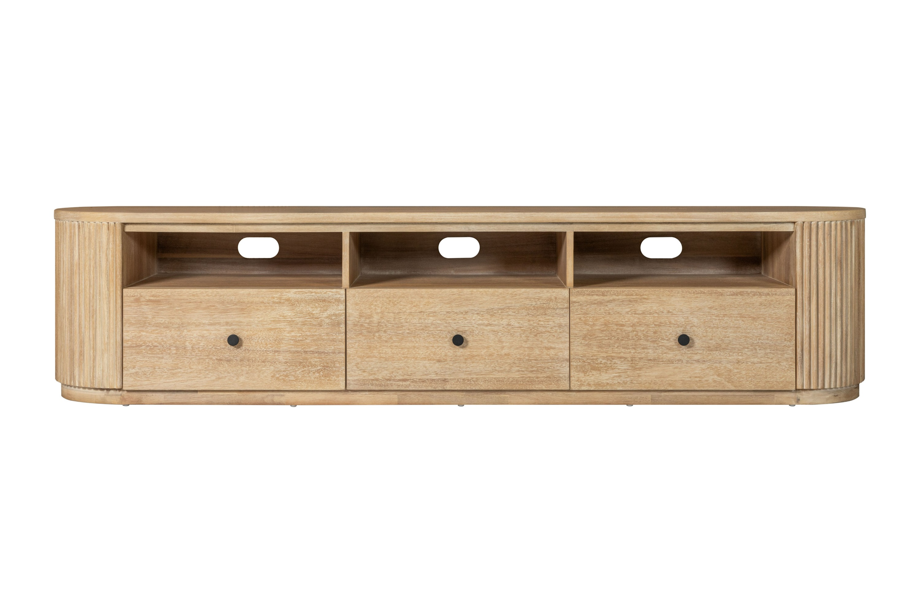 LA Furniture Jacobson Modern Natural Acacia TV Stand VGWD-LYO-CST Contemporary Style by Vig Furnitrue Number 81745 Catch Home Goods