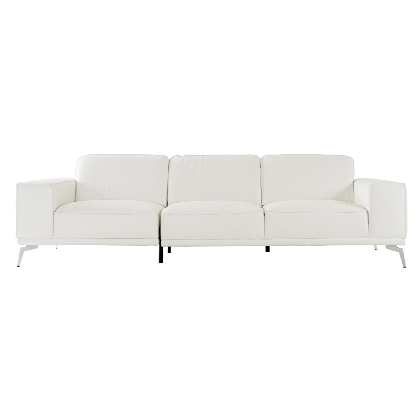 LA Furniture Soho Italian White Leather Sofa VGDTSOHO-SF-WHT Contemporary Style by Vig Furnitrue Number 82134 Catch Home Goods