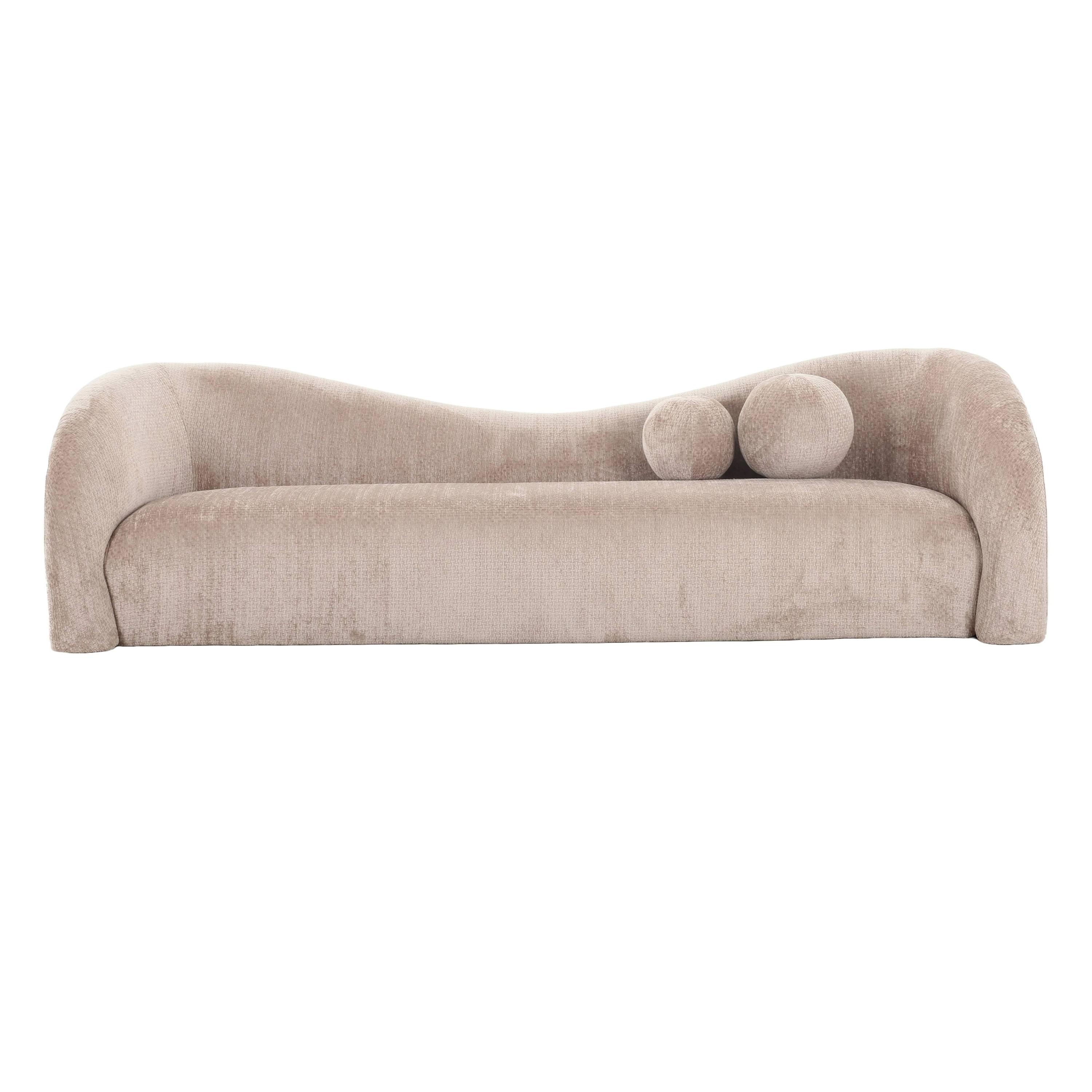 LA Furniture Calico Contemporary Beige Weave Fabric 4-Seat Sofa VGOD-ZW-20019-4-DH2024-04 Contemporary Style by Vig Furnitrue Number 82847|82847A Catch Home Goods