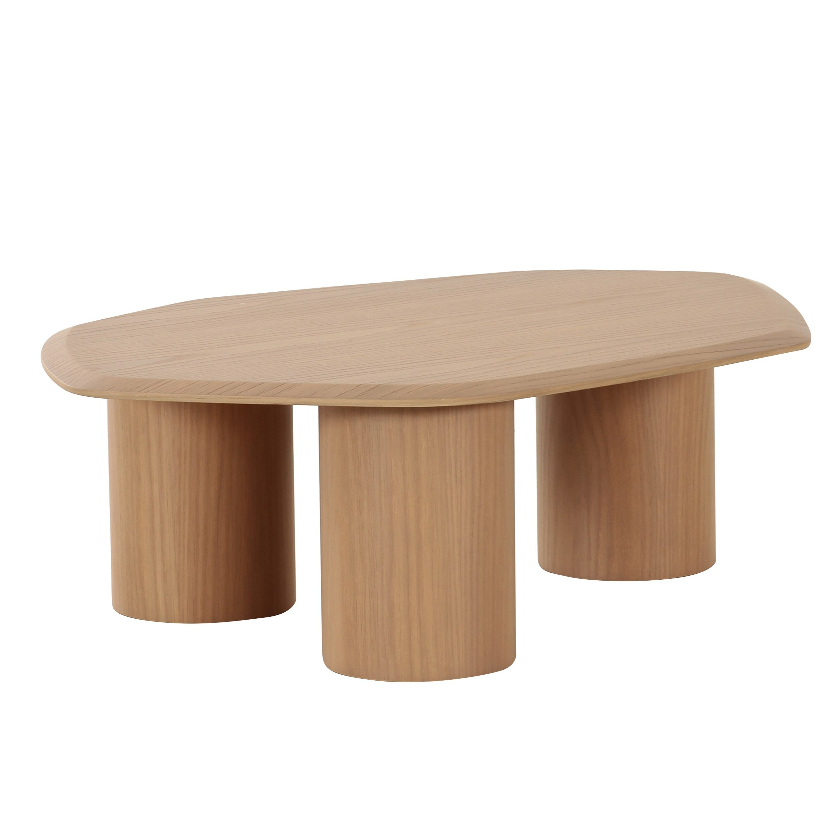 LA Furniture Seymour Modern White Oak Coffee Table VGOD-LZ-403C-A Contemporary Style by Vig Furnitrue Number 83168 Catch Home Goods