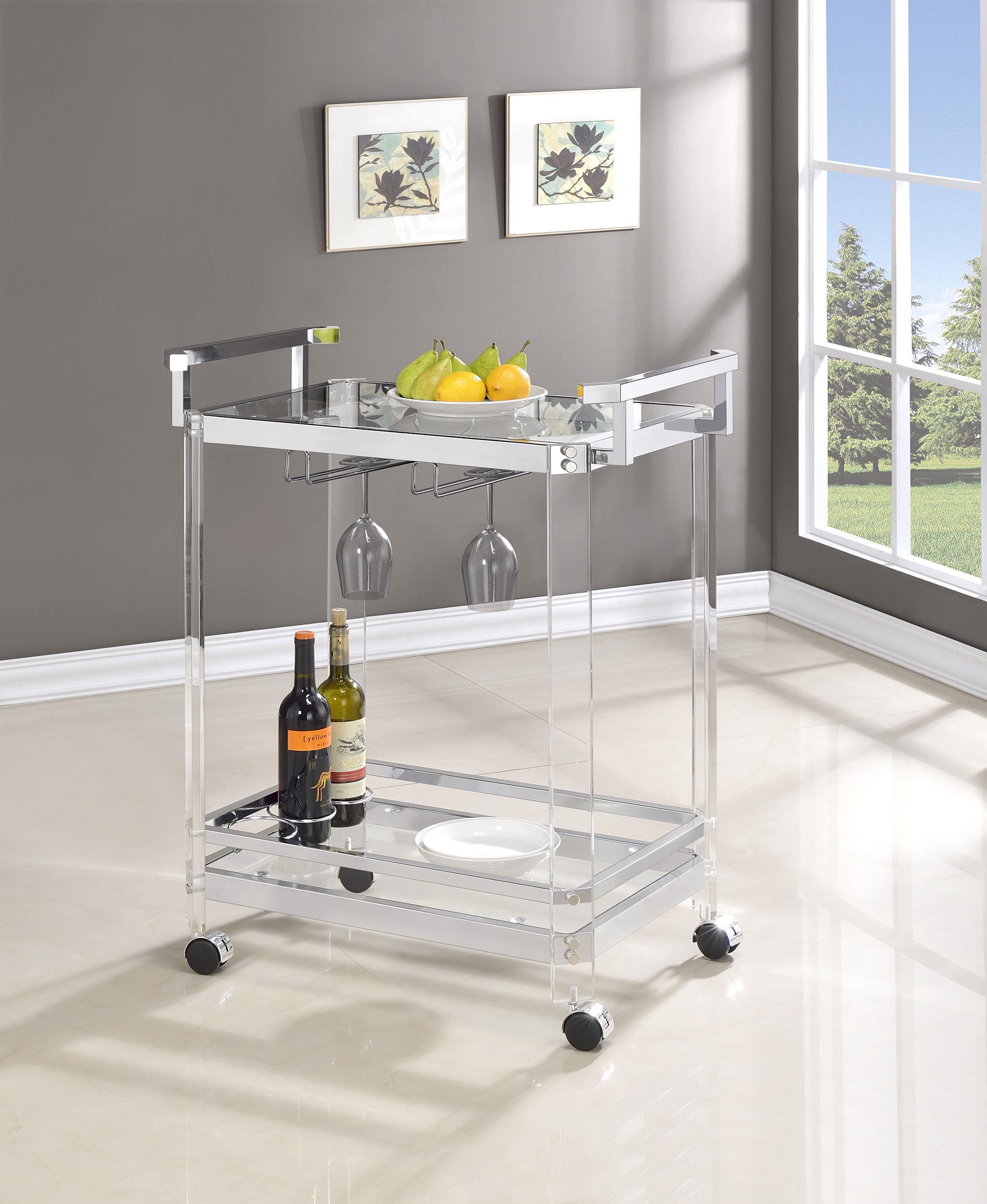 Coaster Jefferson Contemporary Bar Cart Model 902589