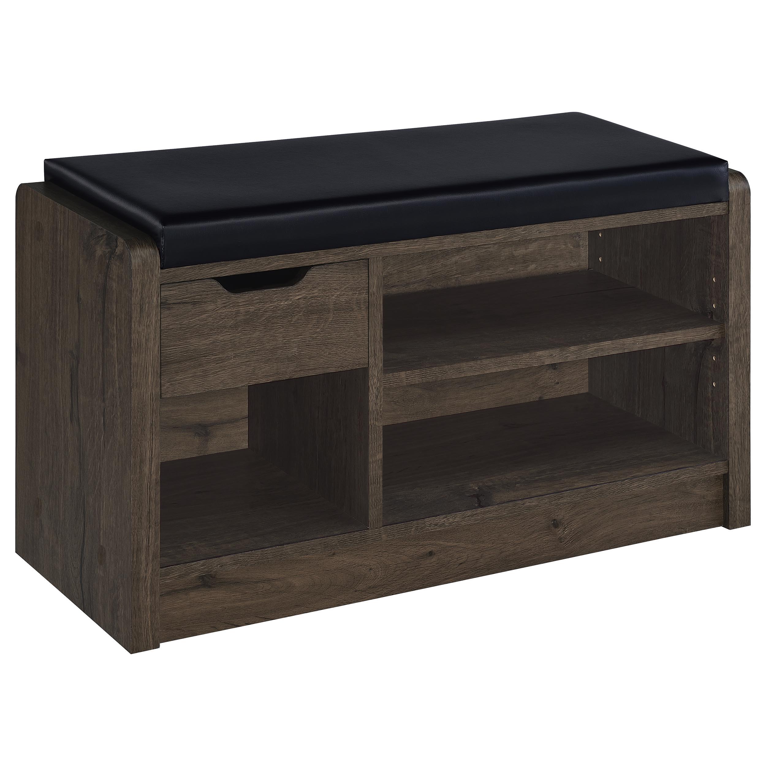 Coaster Arrington Transitional Smoked Oak Storage Bench Model 910321