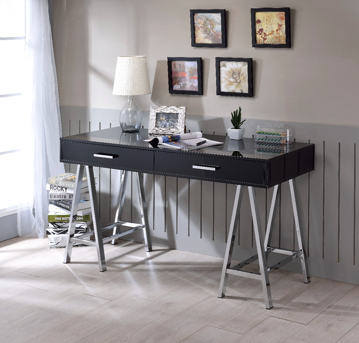 Acme Coleen Writing Desk with USB Model 93045