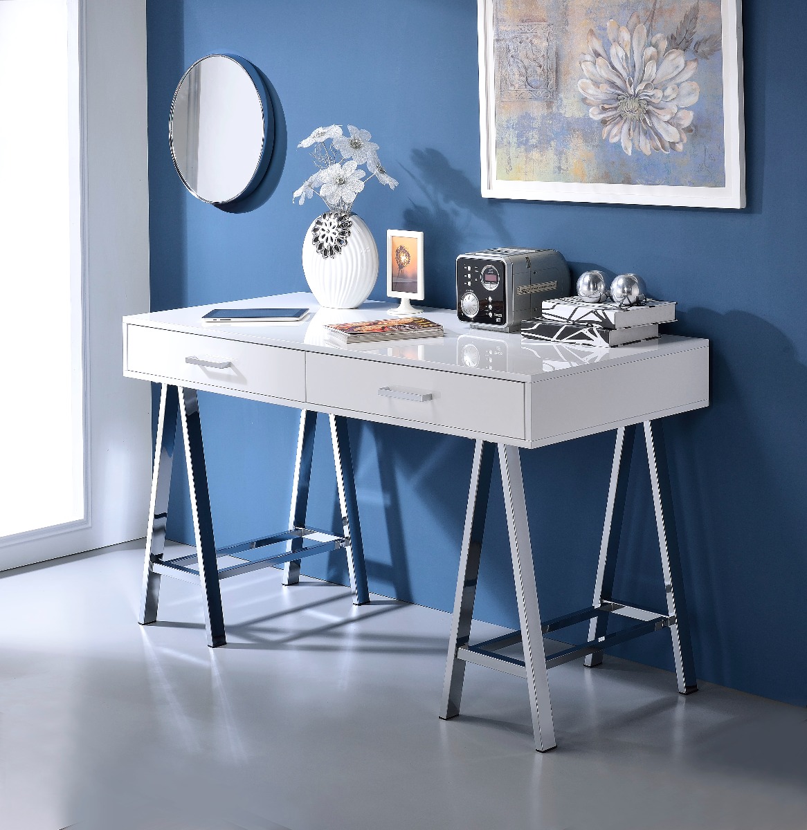 Acme Coleen Writing Desk with USB Model 93047