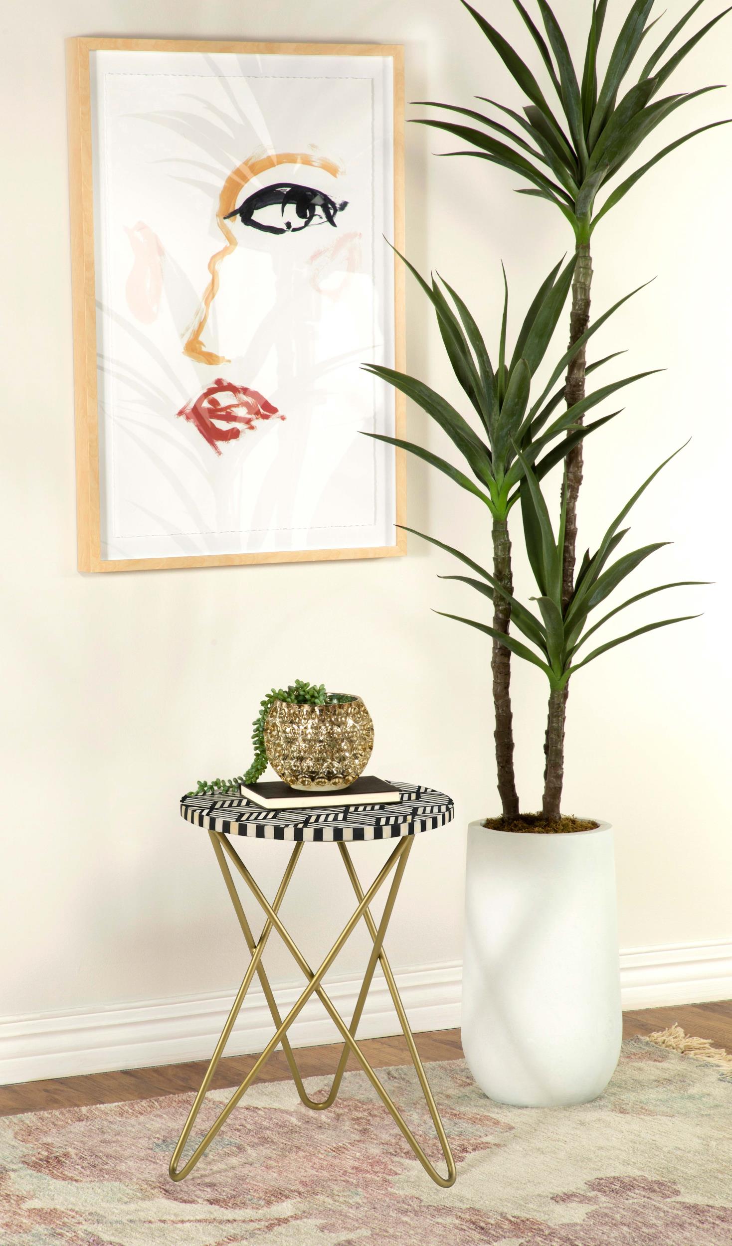 Coaster Xenia Contemporary Black Side Table Model 935878