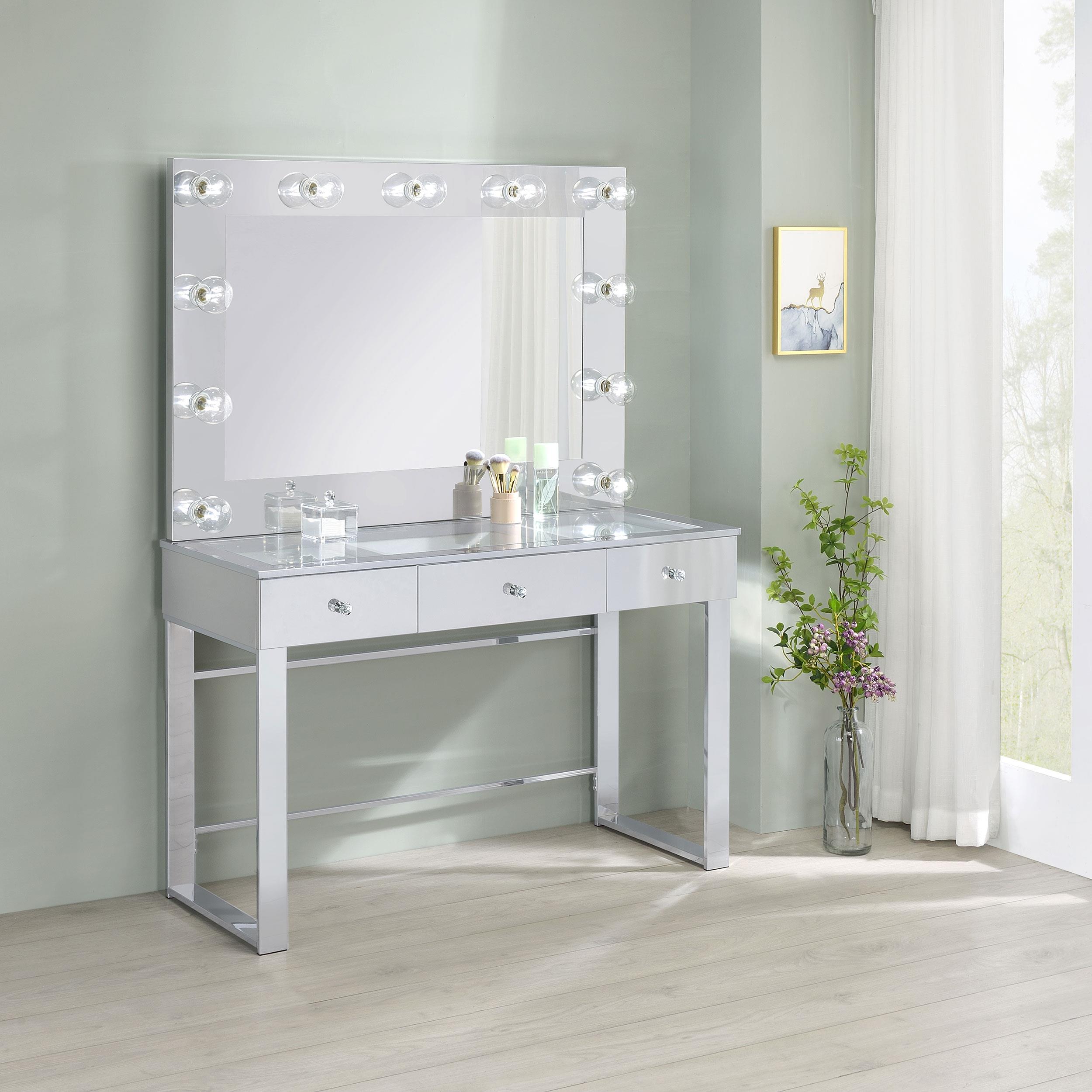Coaster Umbridge Modern Classics White Vanity & Mirror Model 935934