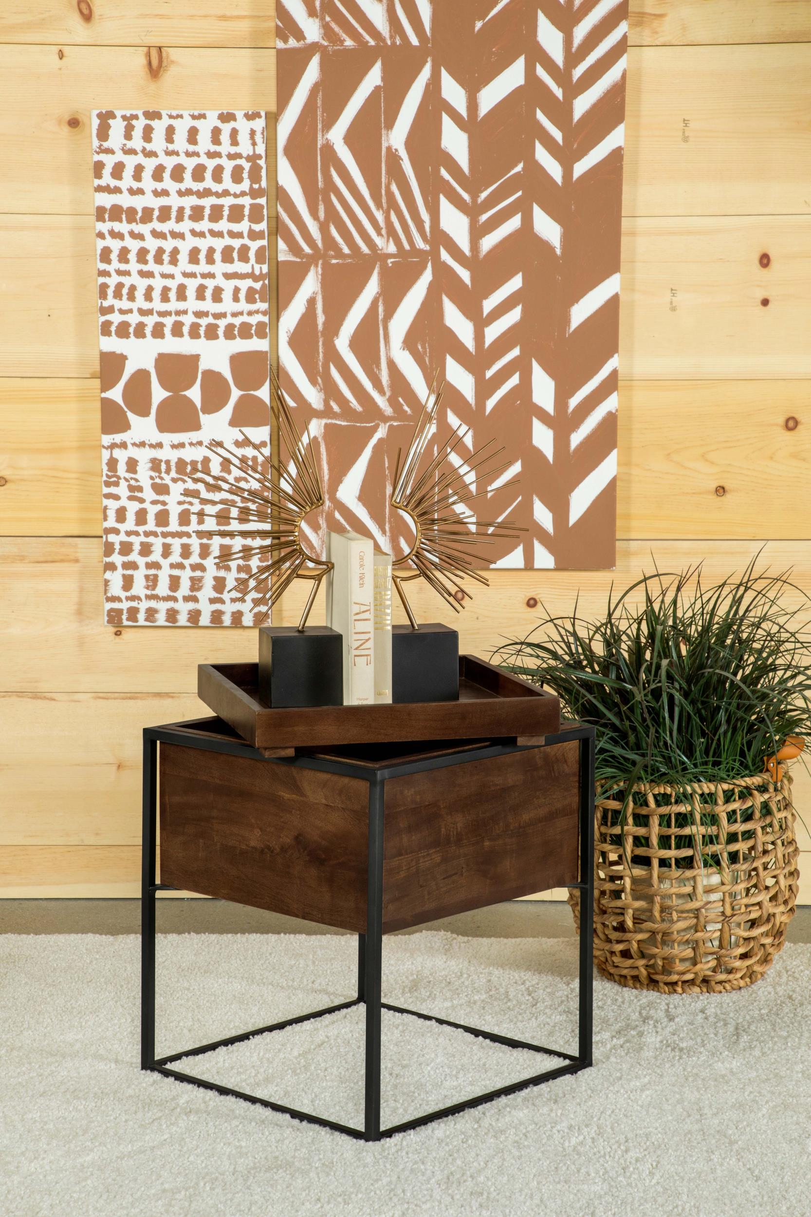 Coaster Ondrej Farmhouse Side Table Model 936007