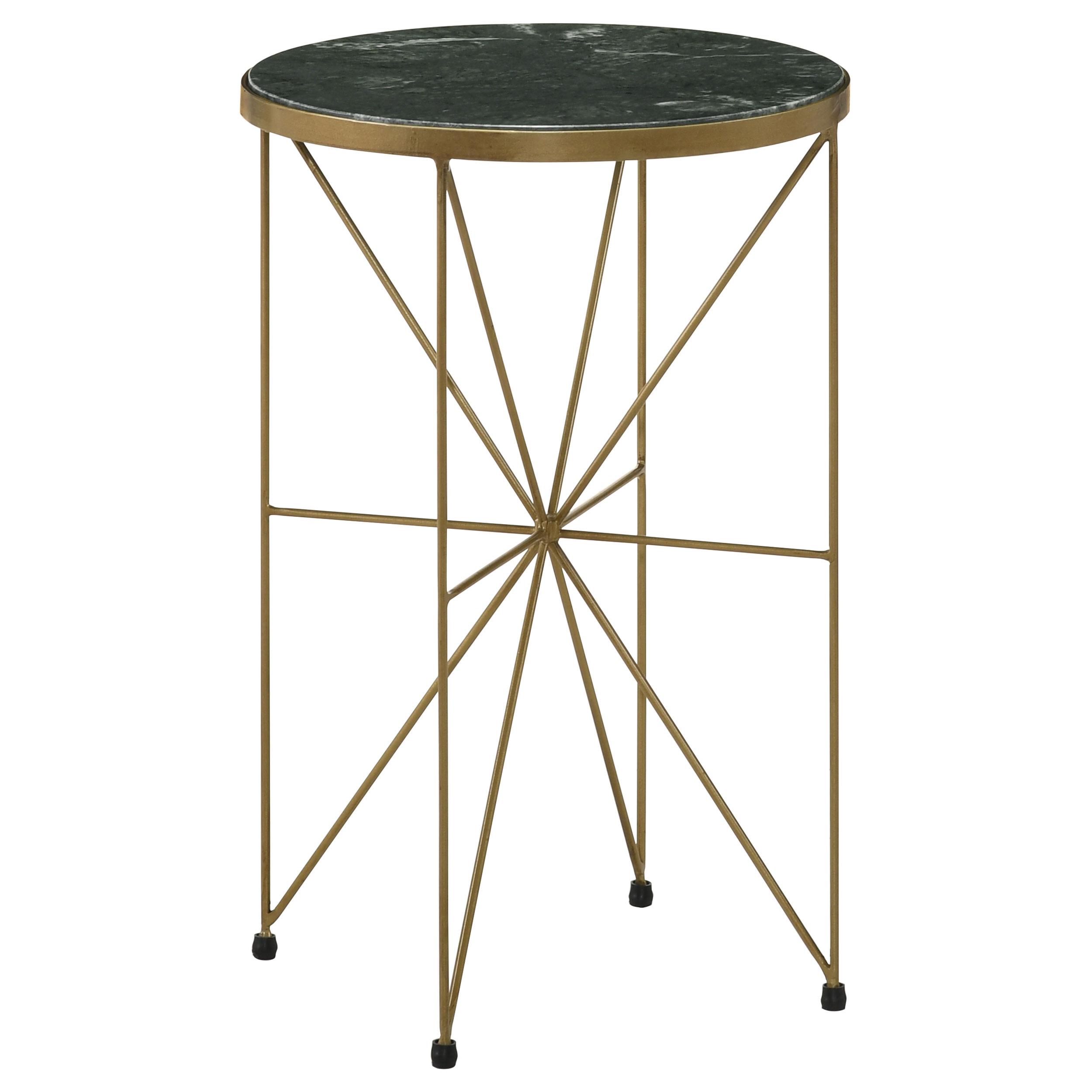 Coaster Eliska Contemporary Green Marble Side Table Model 936061