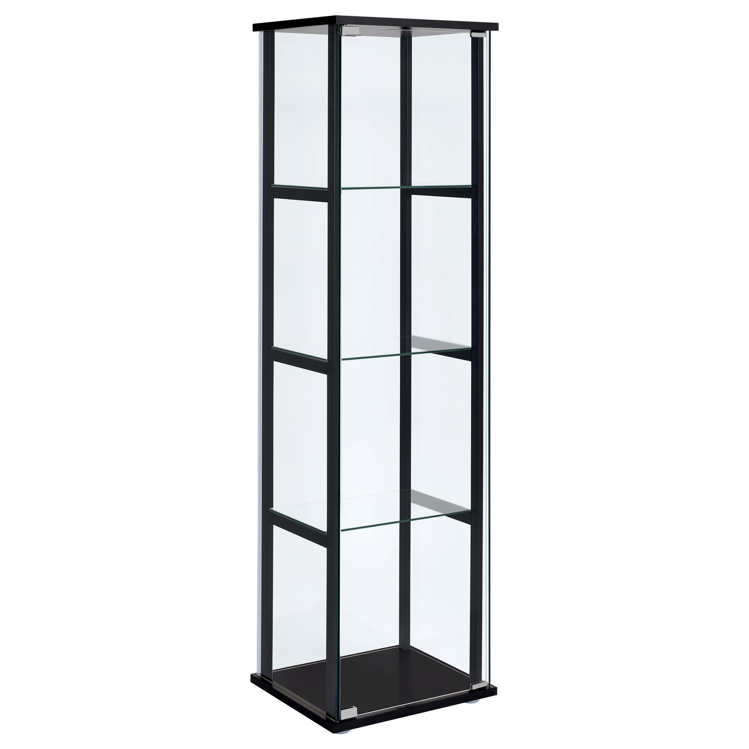 Coaster Cyclamen Contemporary Black Curio Cabinet Model 950171