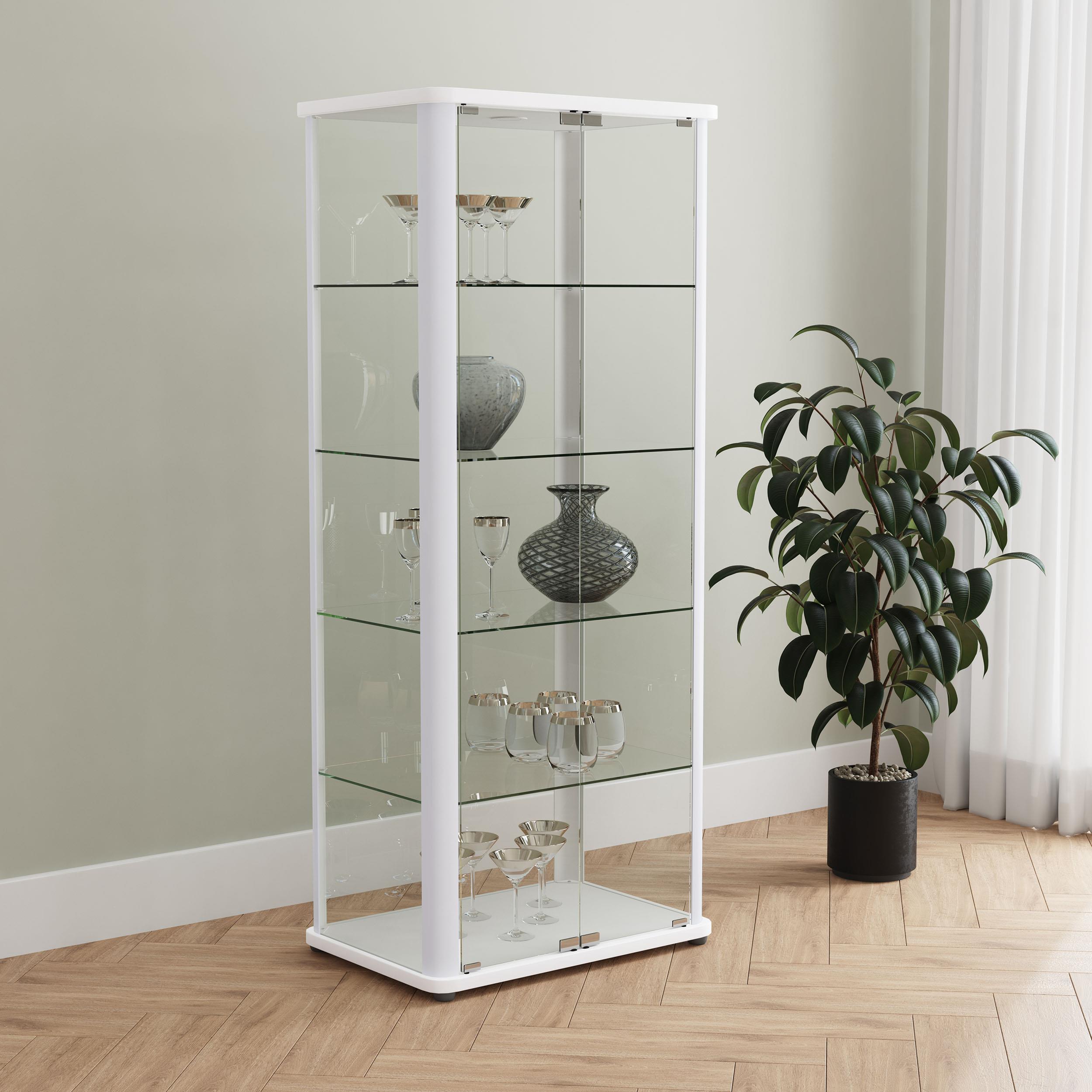 Coaster Aero Contemporary White Curio Cabinet Model 950399