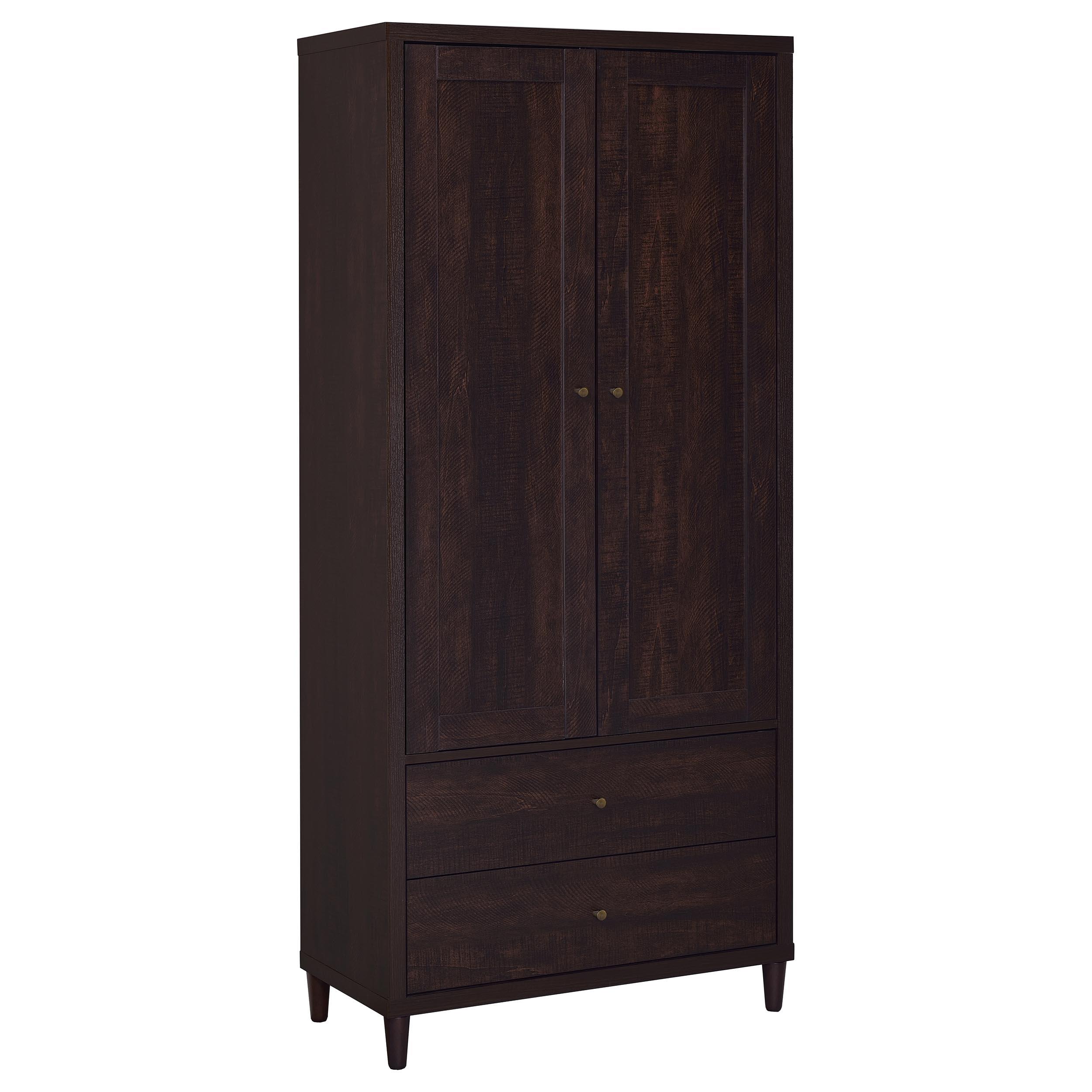 Coaster Wadeline Transitional Rustic Tobacco Tall Accent Cabinet Model 950724