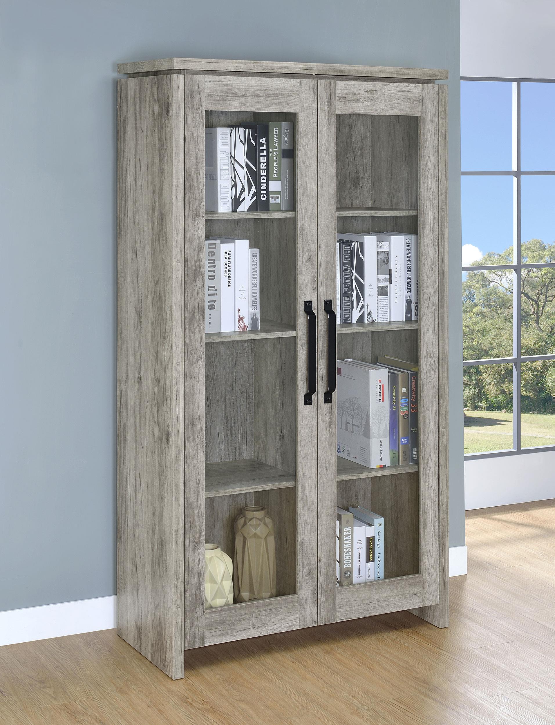 Coaster Alejo Coastal Grey Driftwood Tall Accent Cabinet Model 950783