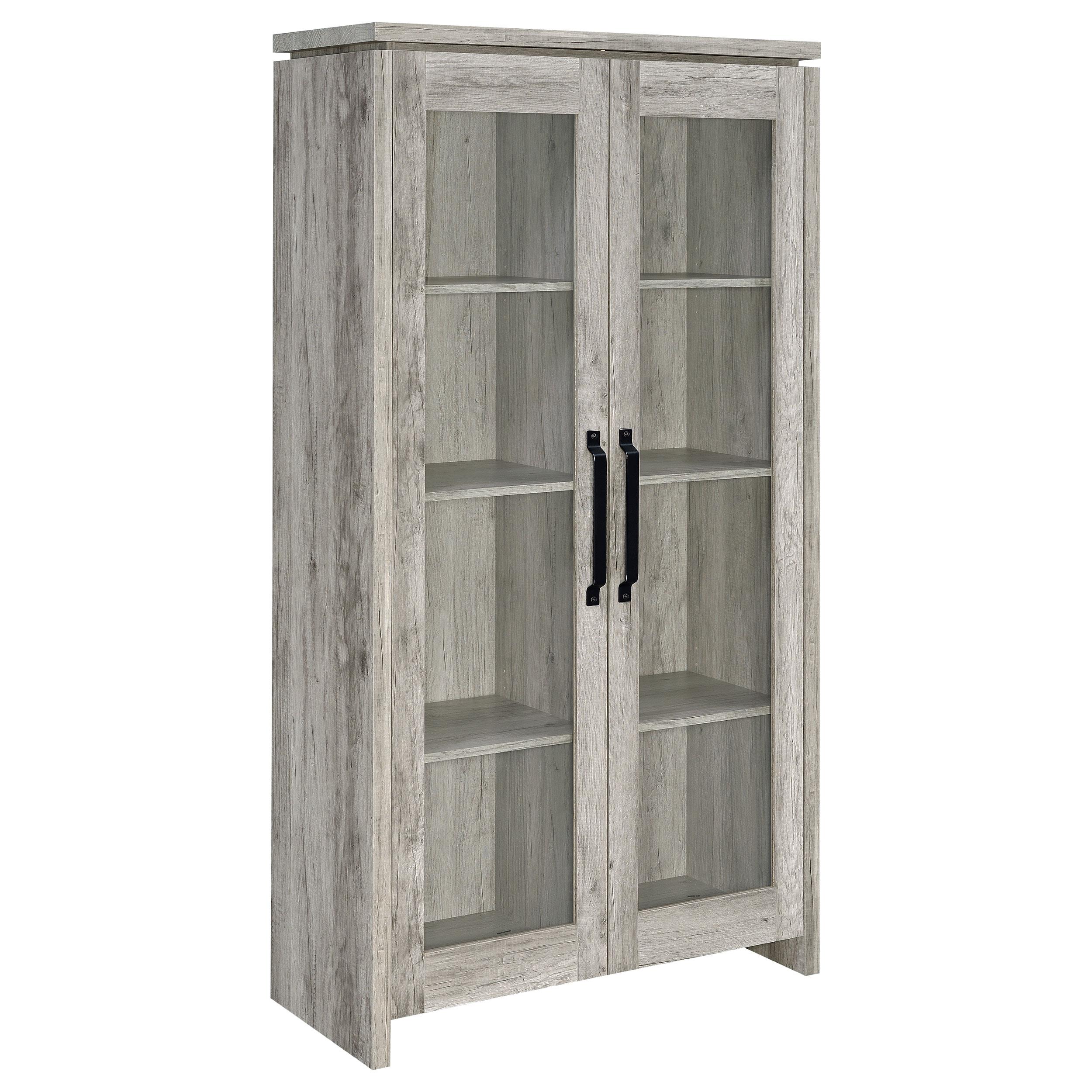 Coaster Alejo Coastal Grey Driftwood Tall Accent Cabinet Model 950783