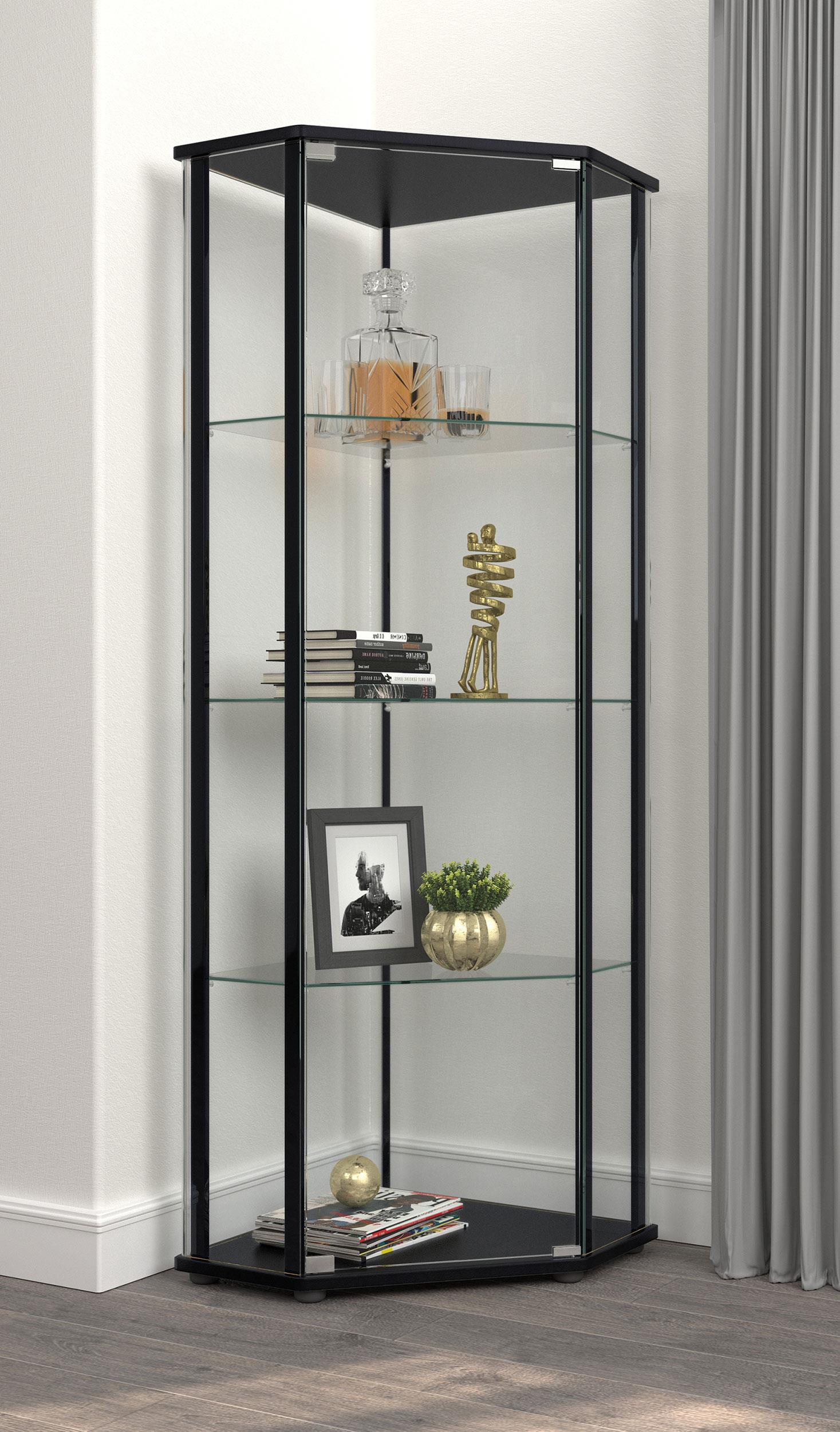 Coaster Zenobia Contemporary Black Curio Cabinet Model 953234