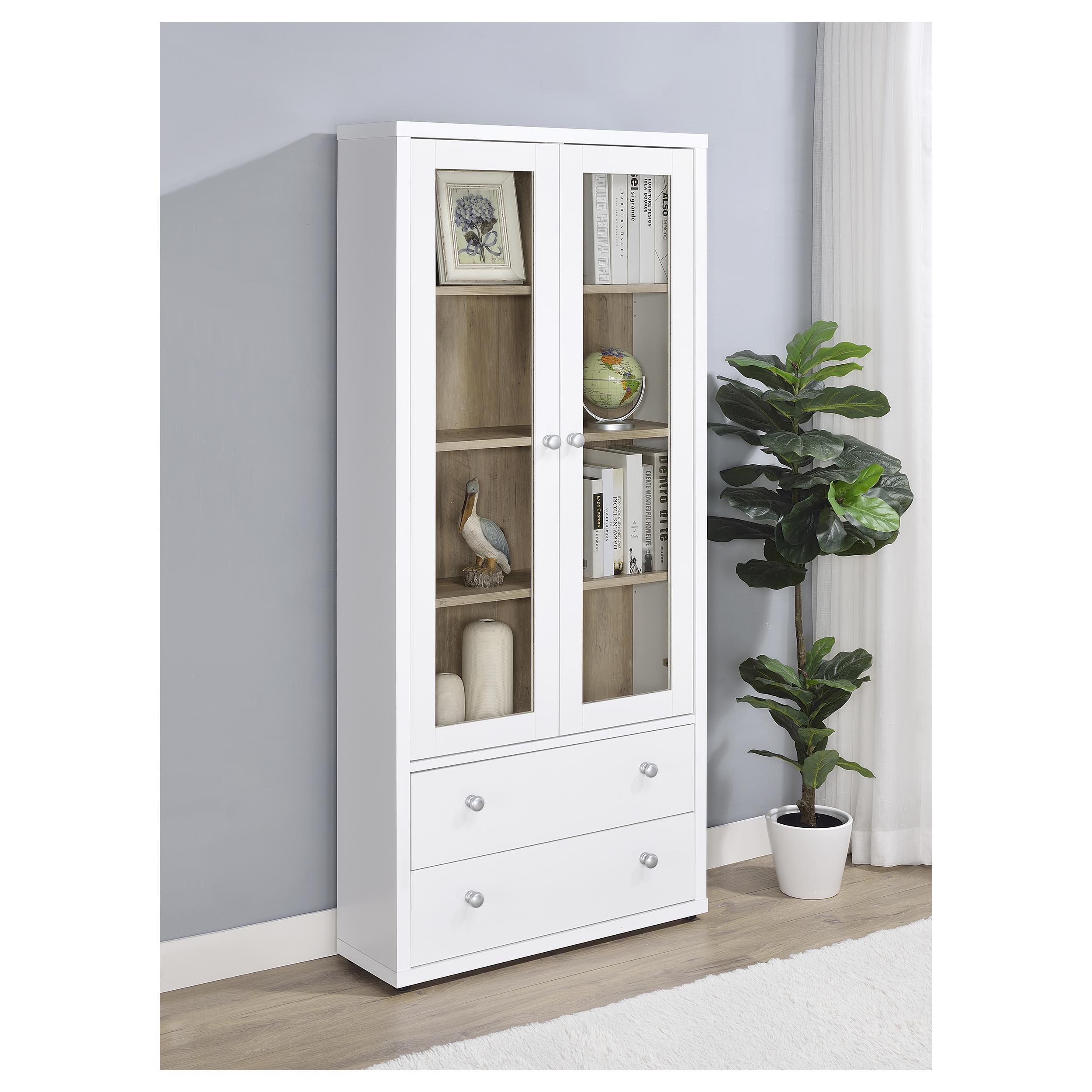 Coaster Hawthorne Farmhouse White Accent Cabinet Model 953477