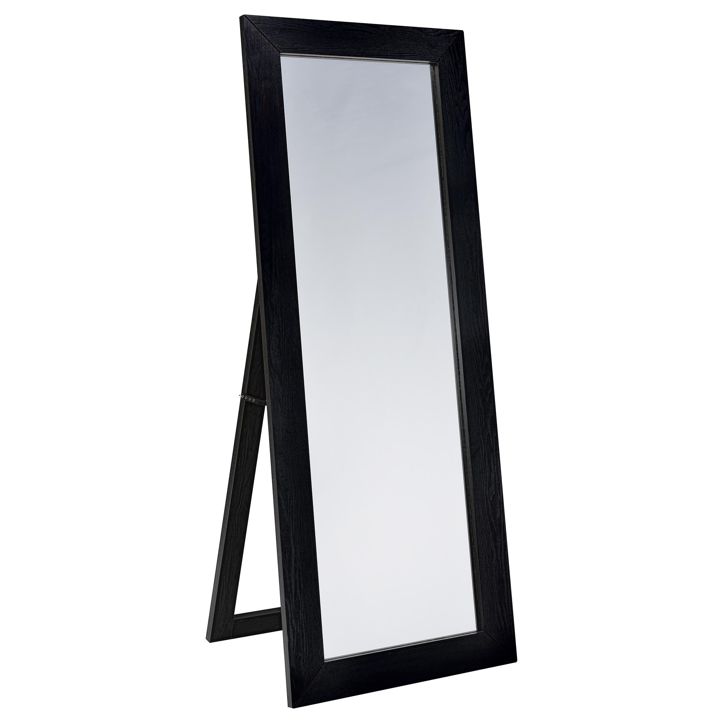 Coaster Cadence Farmhouse Black Oak Standing Mirror Model 961653