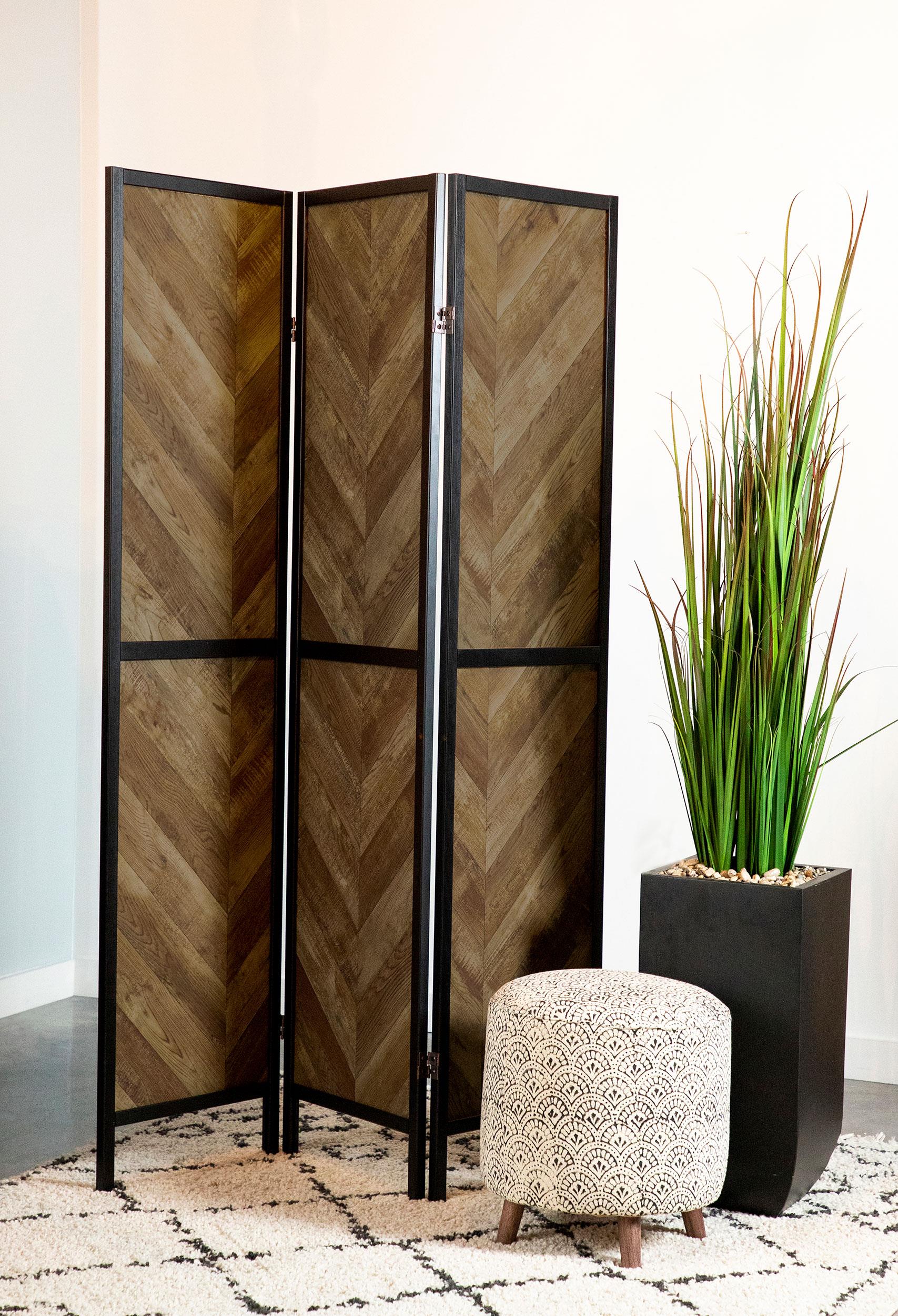Coaster Marlene Farmhouse Rustic Tobacco Room Divider Model 962922