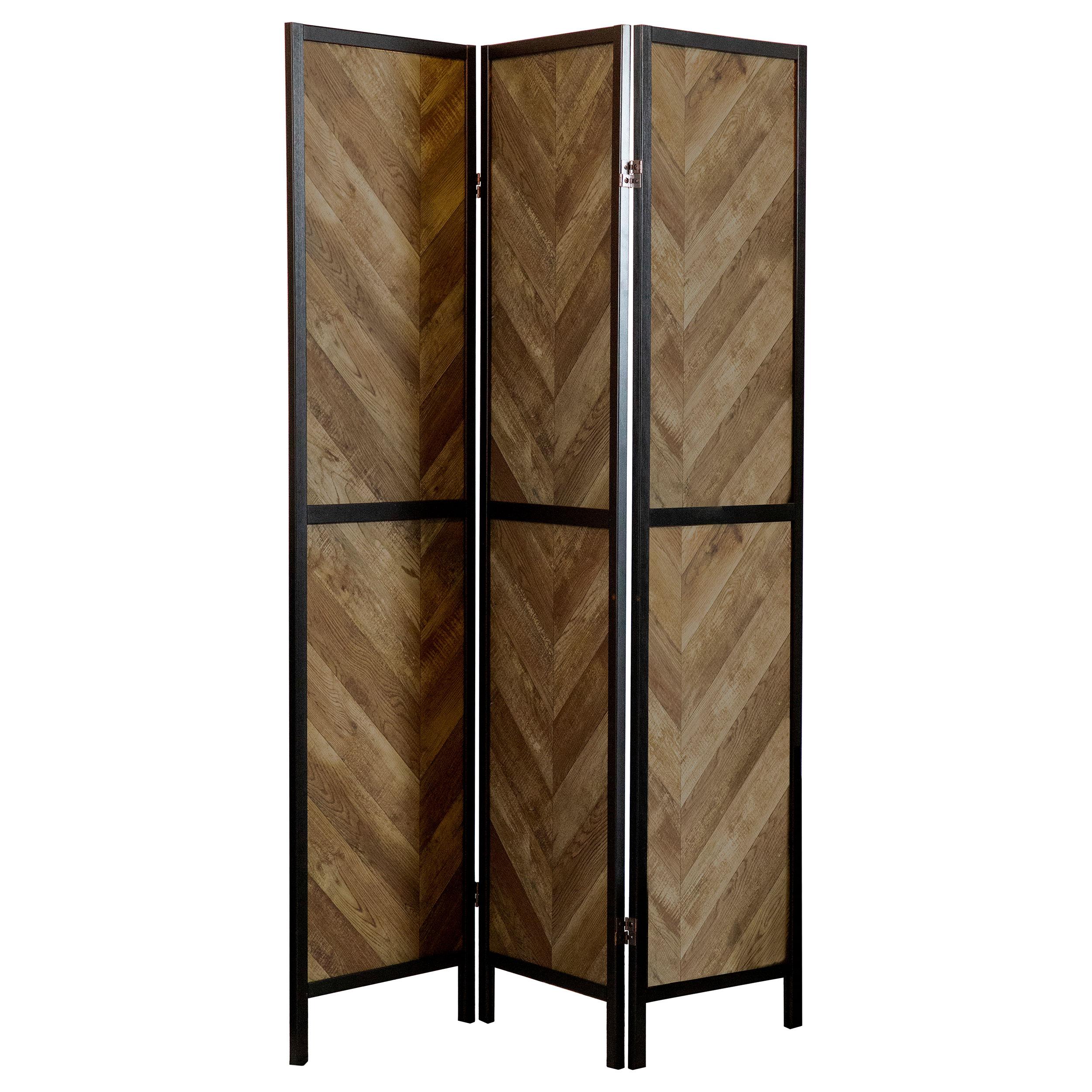 Coaster Marlene Farmhouse Rustic Tobacco Room Divider Model 962922