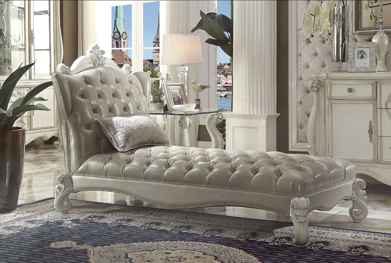 Acme Versailles Chaise with Pillow Model 96542