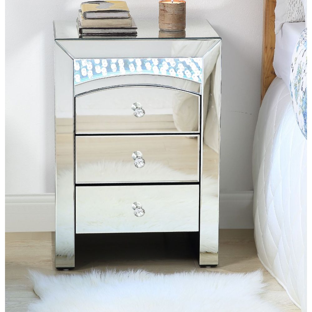 Acme Nysa Accent Table with Led Model 97655