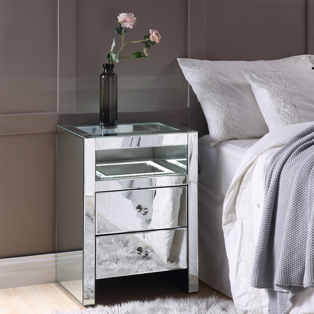 Acme Dominic Accent Table with Led Model 97685