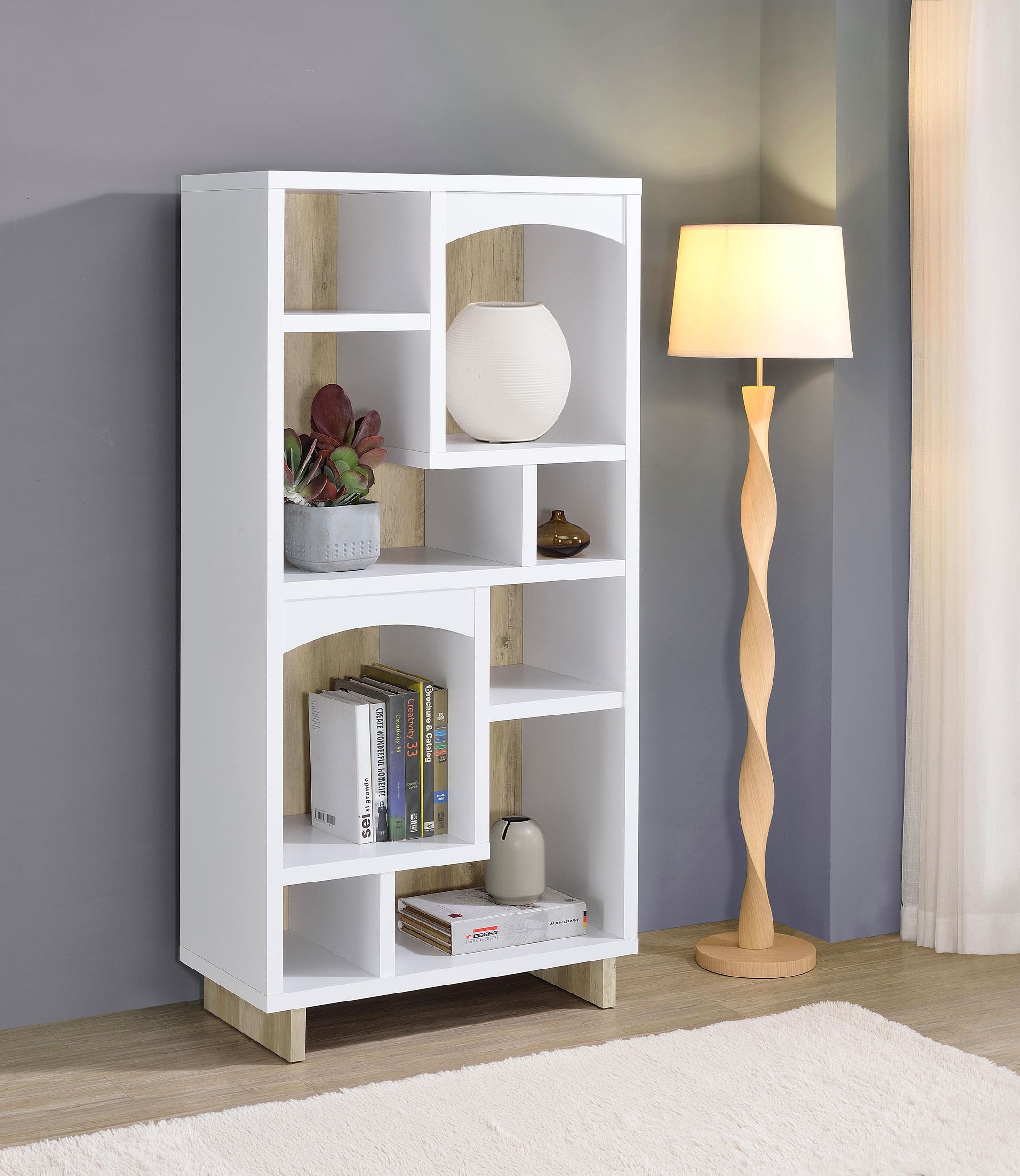 Coaster Dalton Coastal White Bookcase Model 980075