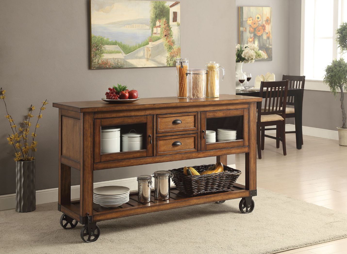 Acme Kadri Kitchen Cart Model 98180
