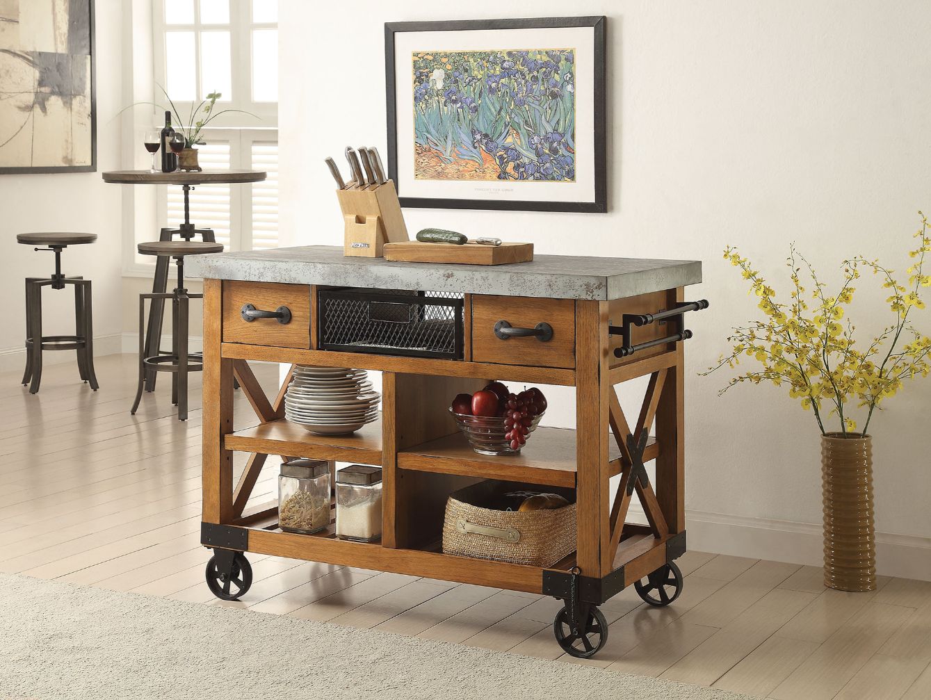 Acme Kailey Kitchen Cart Model 98182