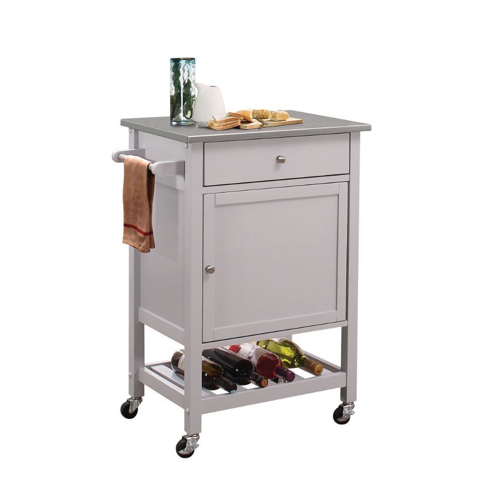 Acme Hoogzen Kitchen Cart Model 98302
