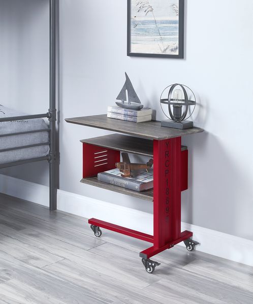 Acme Cargo Accent Table with Wall Shelf Model AC00361