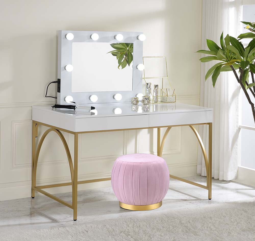 Acme Lightmane Vanity Desk(Same 92660) Model AC00900